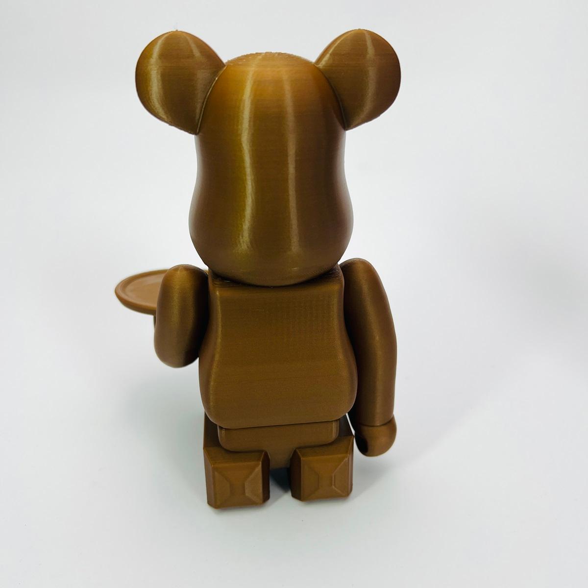 BEARBRICK PLATE CANDLE HOLDER 3d model