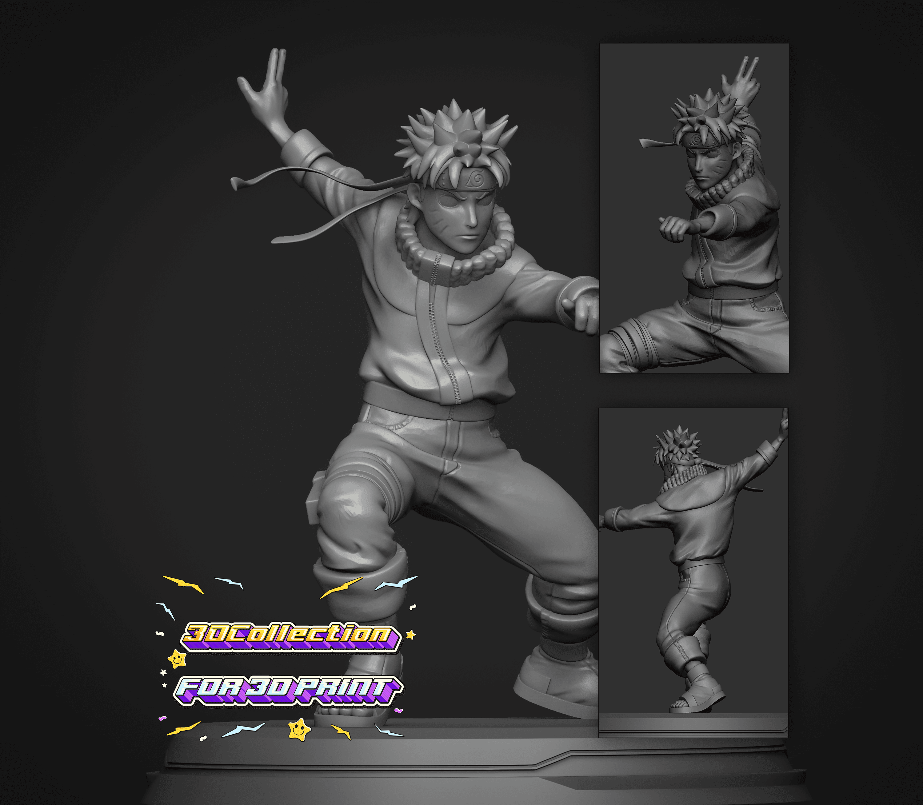 Naruto Figure - Free 3D print model 3d model