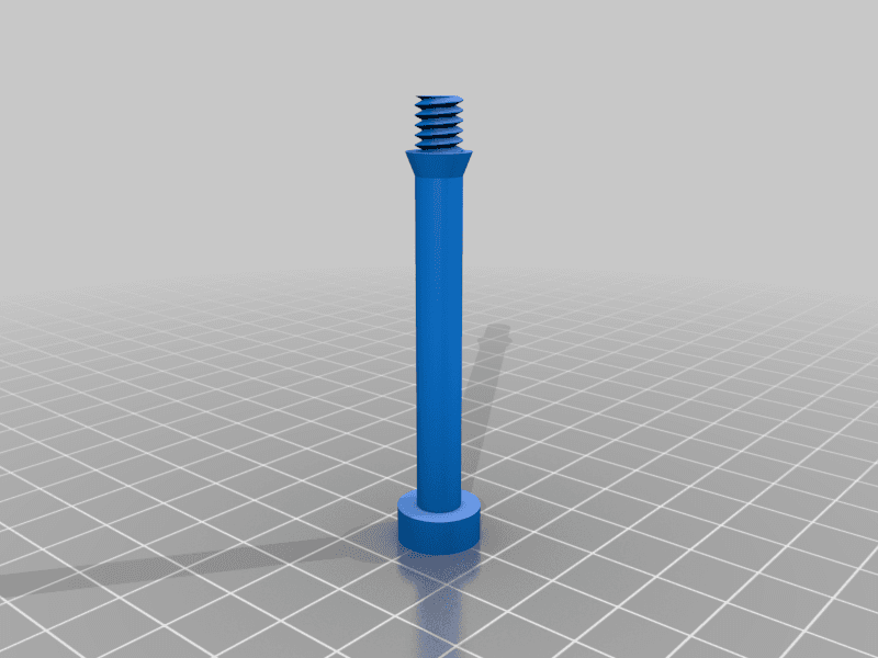 Web Cam Mount + camera Screw 3d model