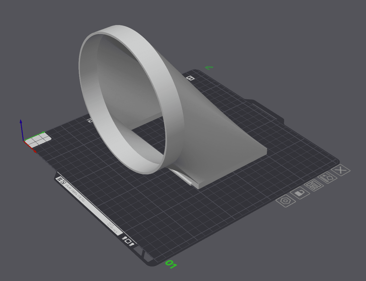 AC 90 Degree Vent 3d model