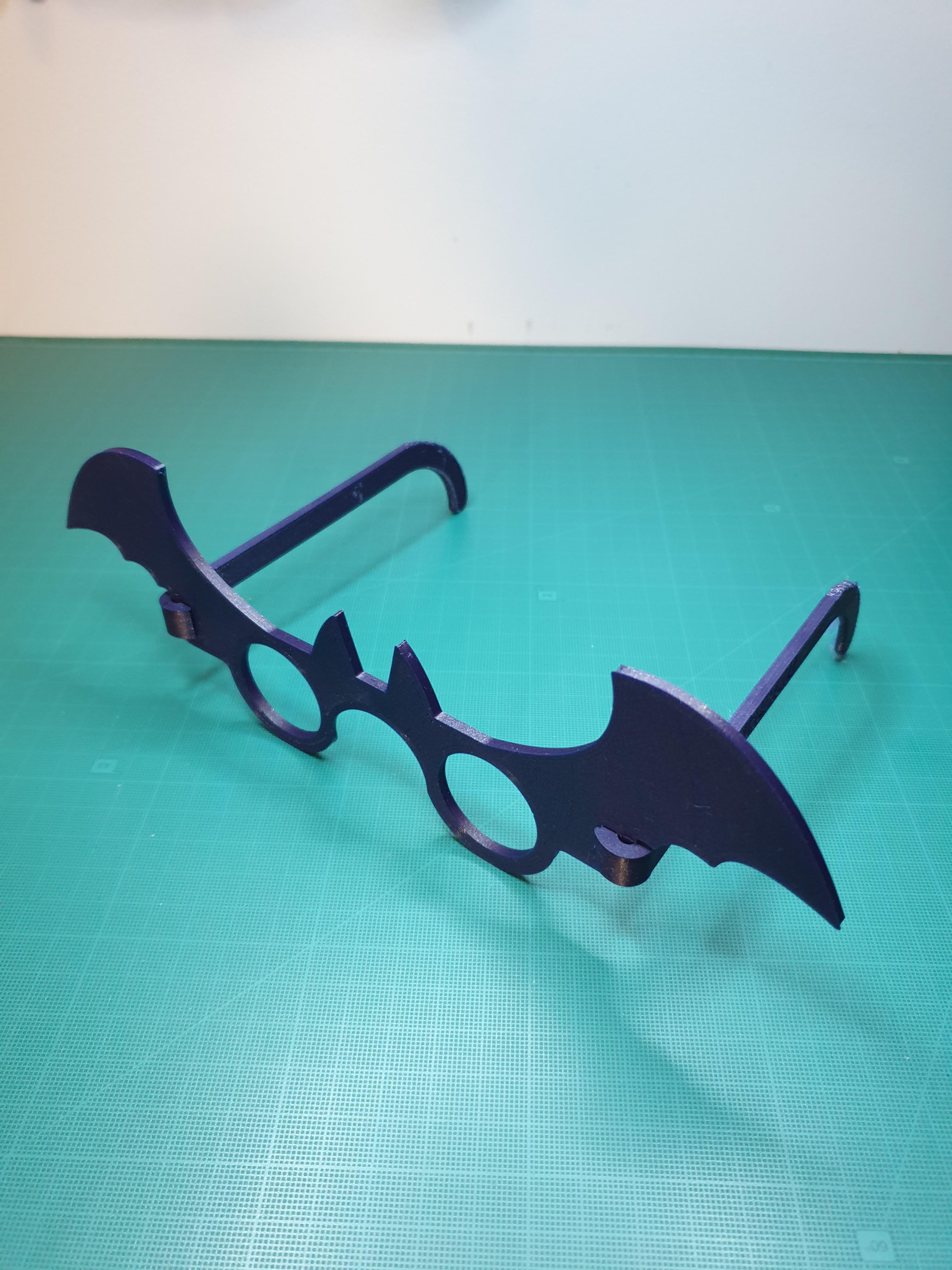 Bat Glasses - Unlightened || Halloween 3d model