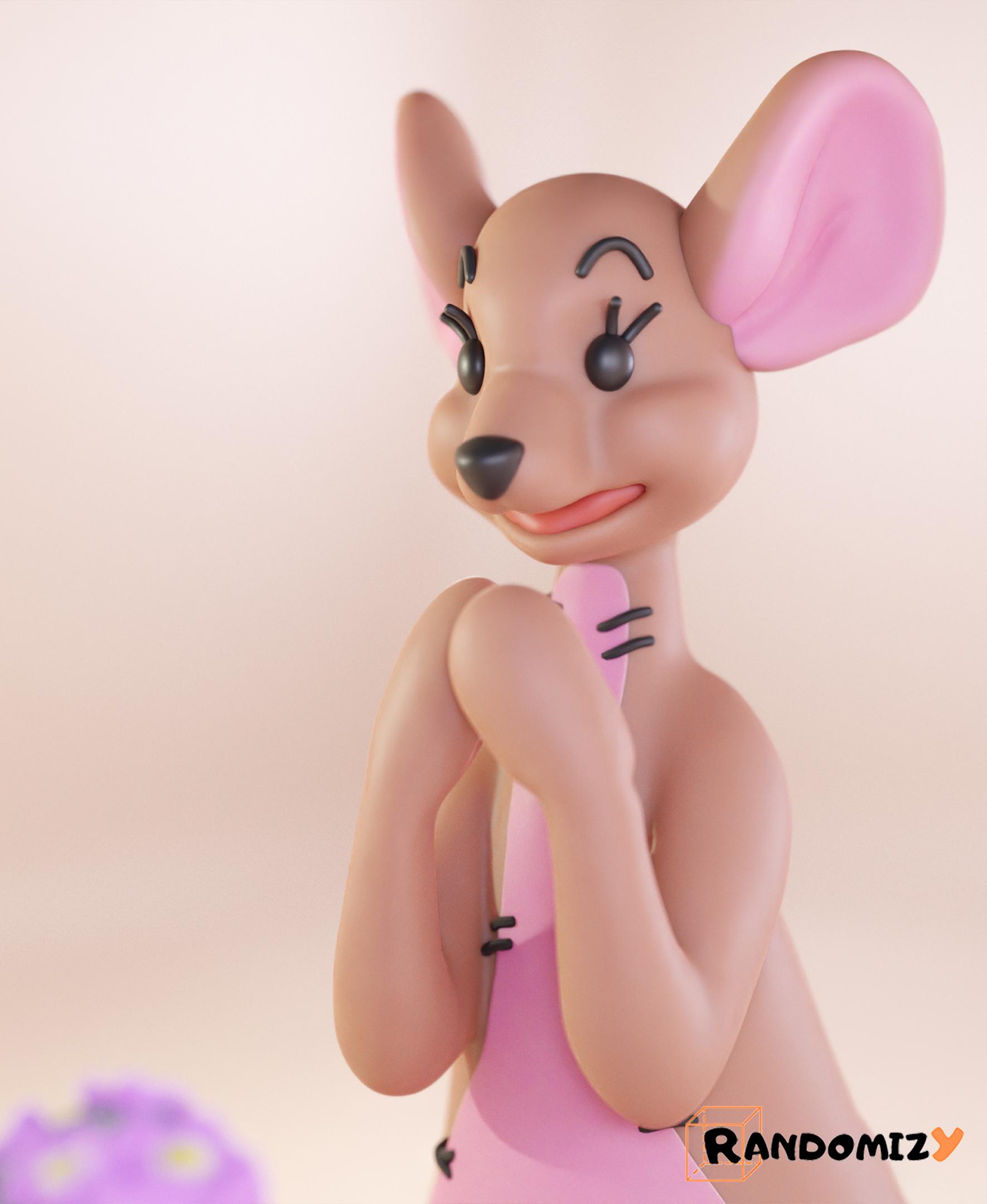 Kanga and Roo (Fanart) 3d model