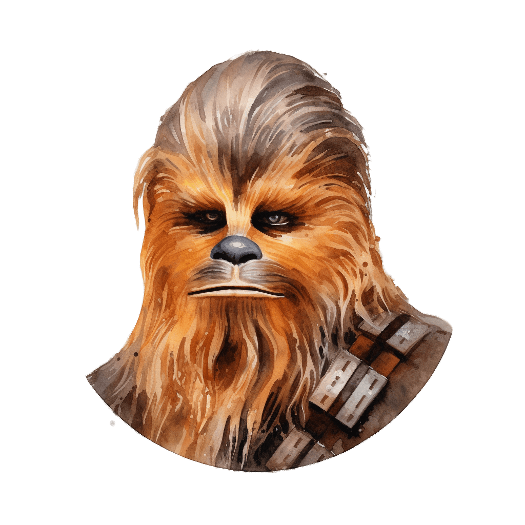 Star Wars (Inspired) "No Combs Allowed" HueForge Chewbacca 3d model