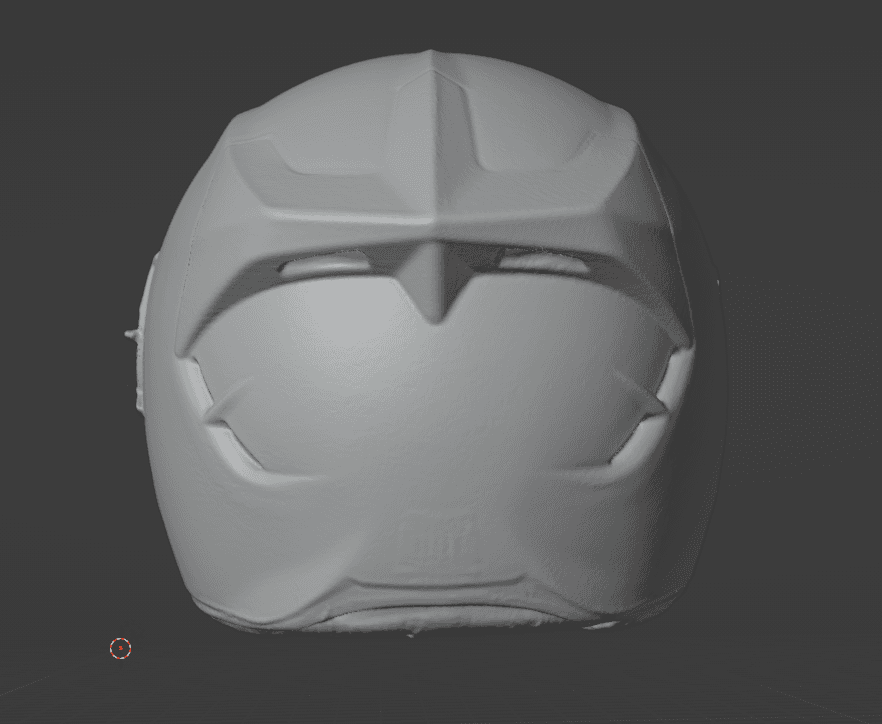 Full Face Motorcycle Helmet 3d Scan 3d model