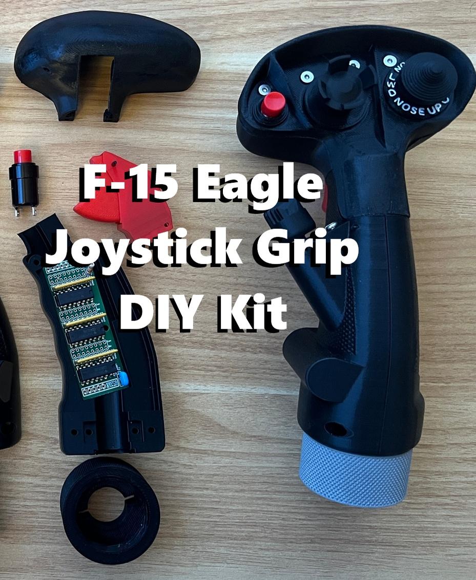 F-15 EAGLE JOYSTICK GRIP BY THESIMNET 3d model