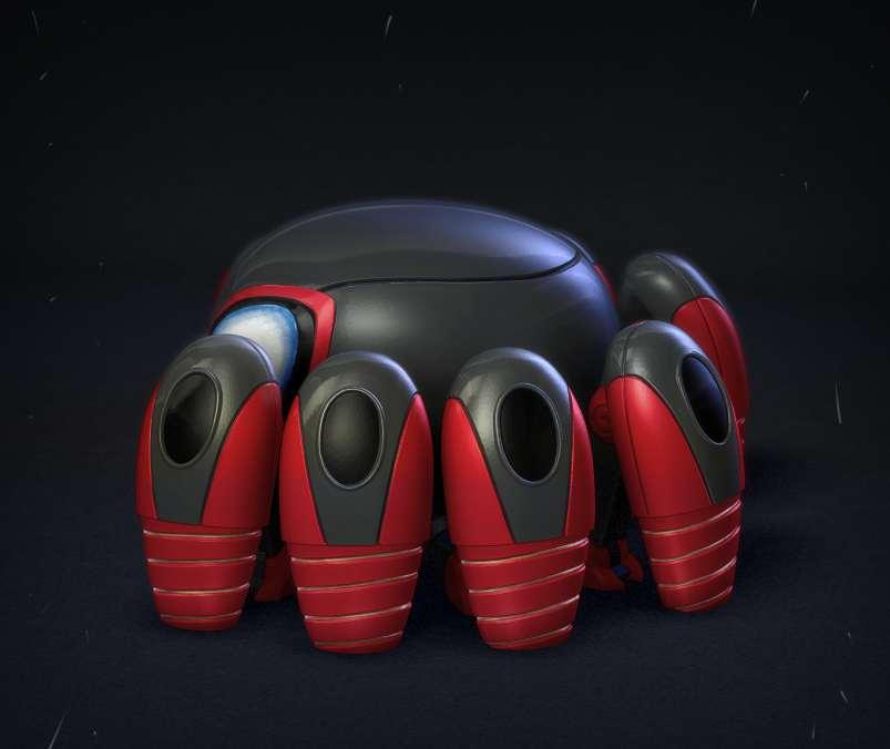 Twist E Spidertoy 3d model