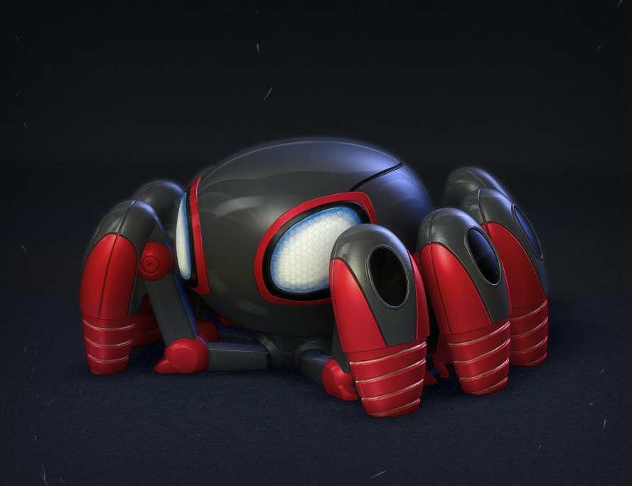 Twist E Spidertoy 3d model