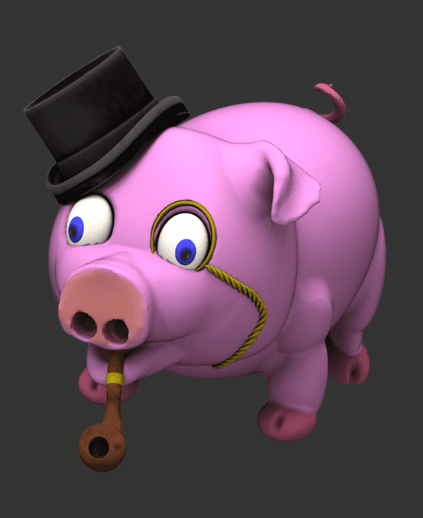 Sir Oinkers of Oinksville 3d model