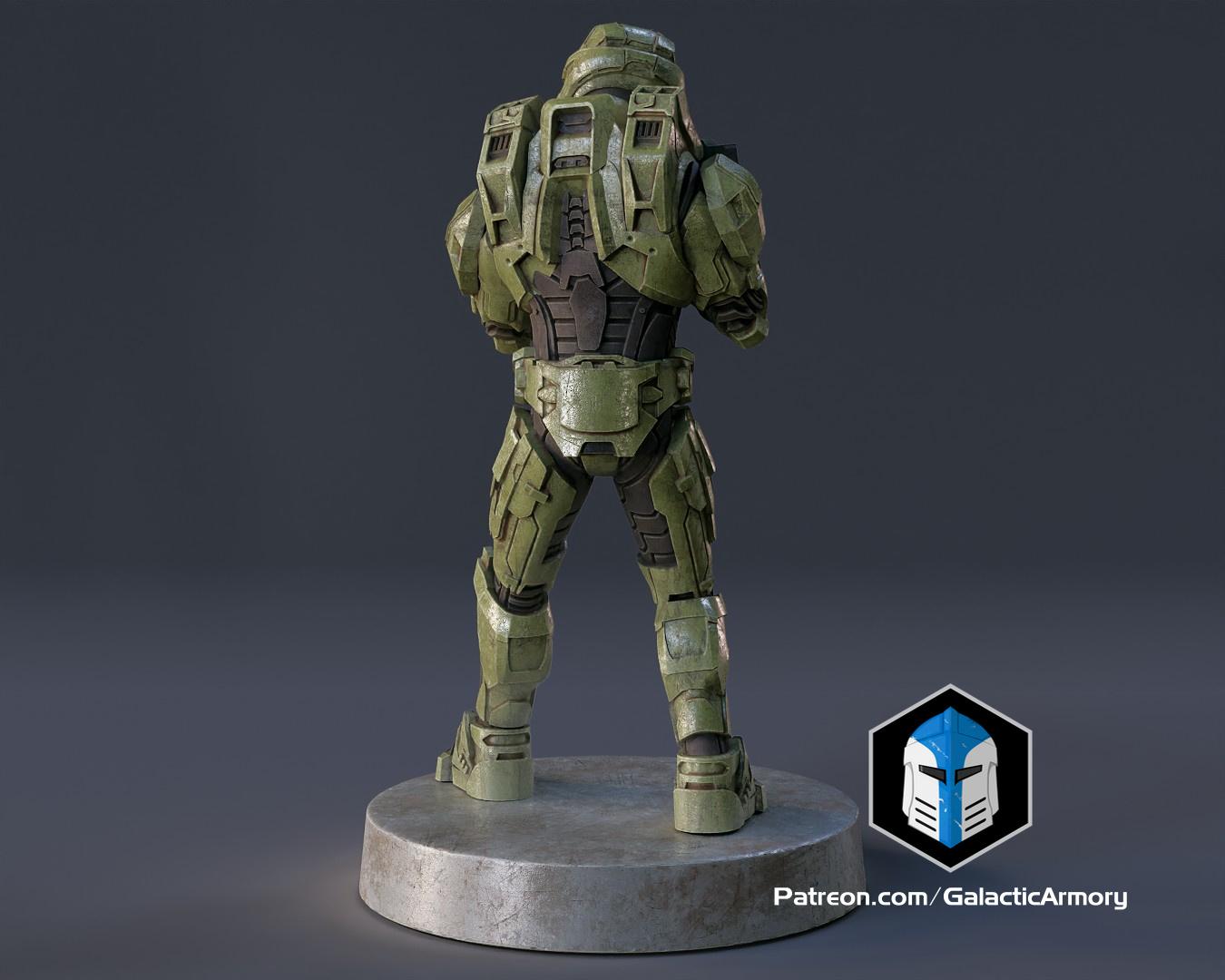 Master Chief Miniature - Pose 2 3d model