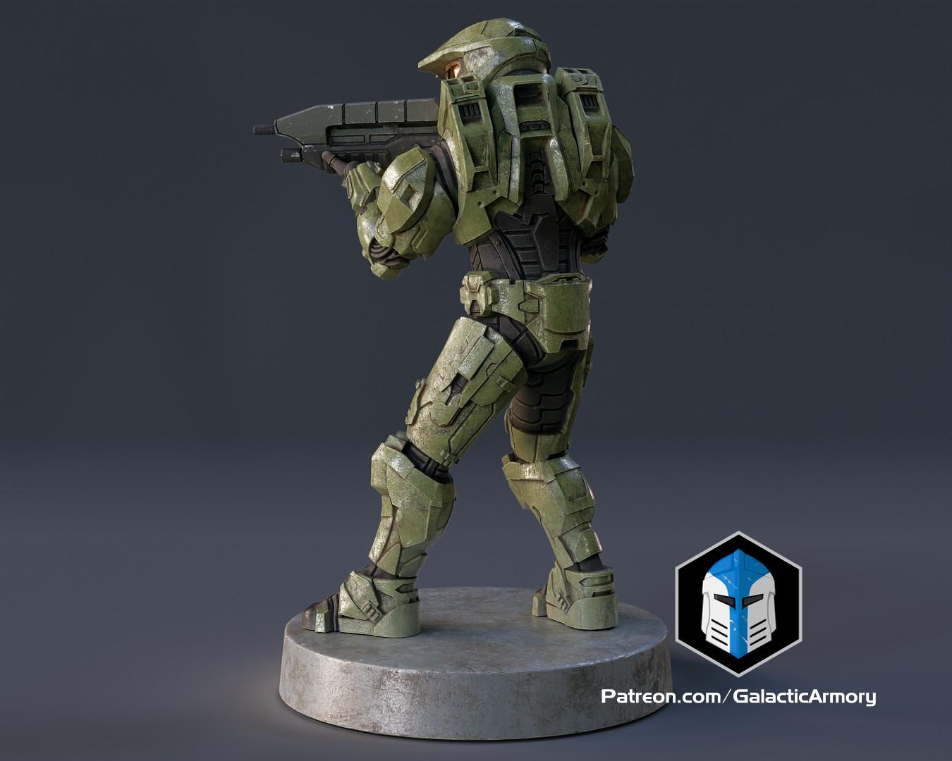 Master Chief Miniature - Pose 2 3d model