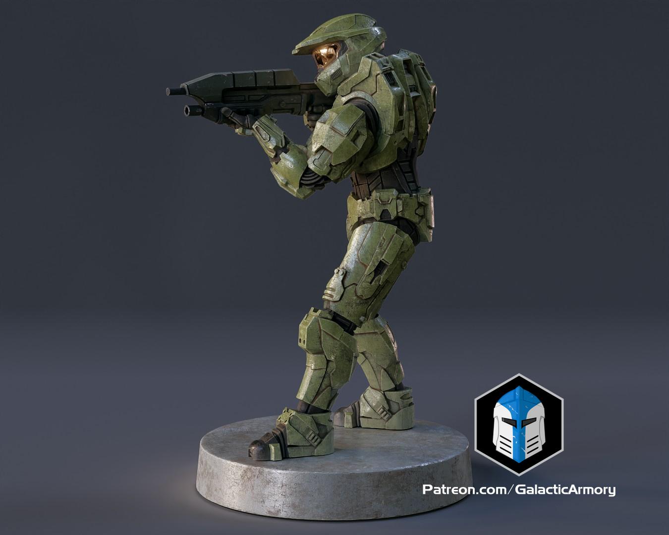 Master Chief Miniature - Pose 2 3d model