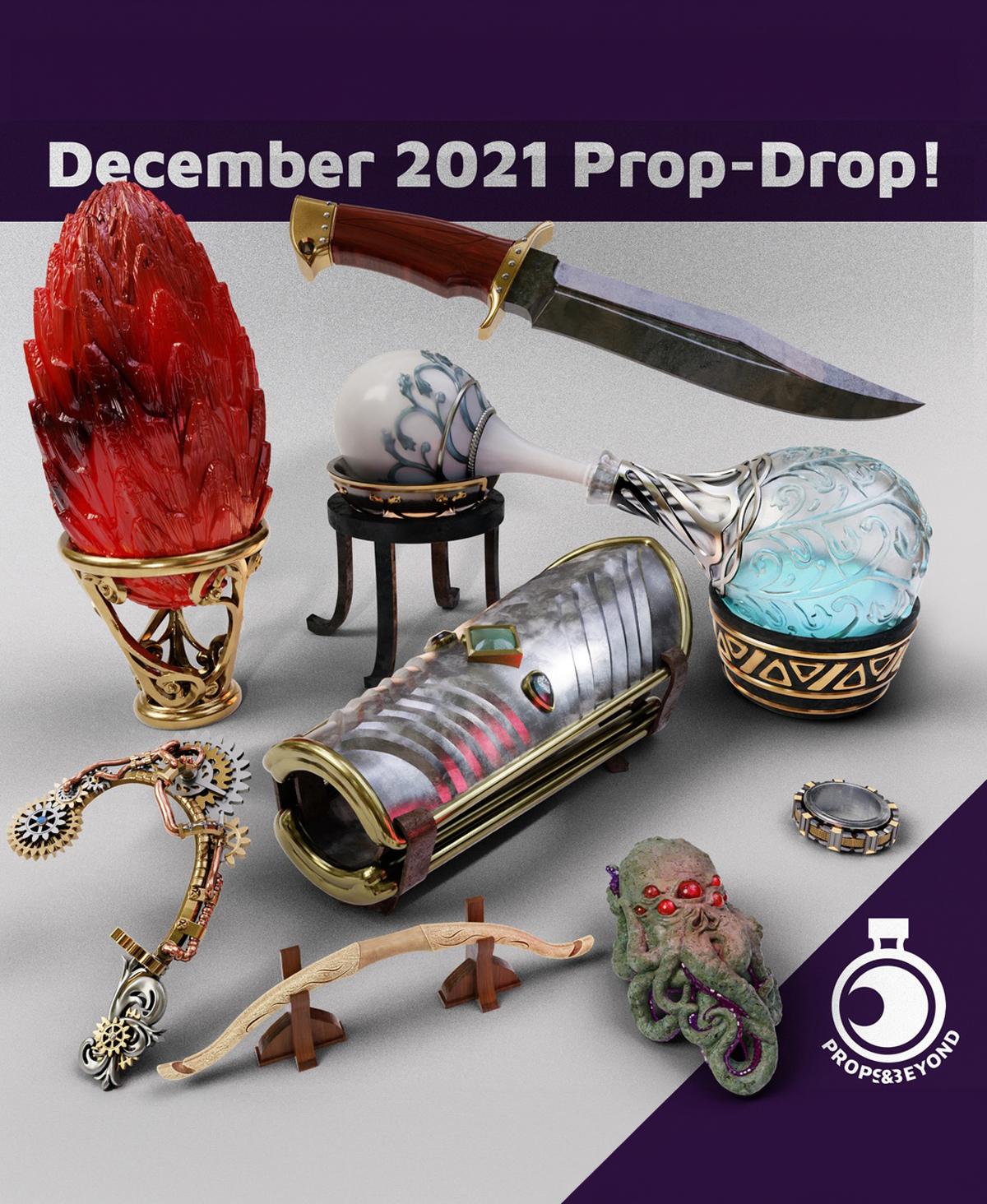 December 2021 Prop Drop 3d model