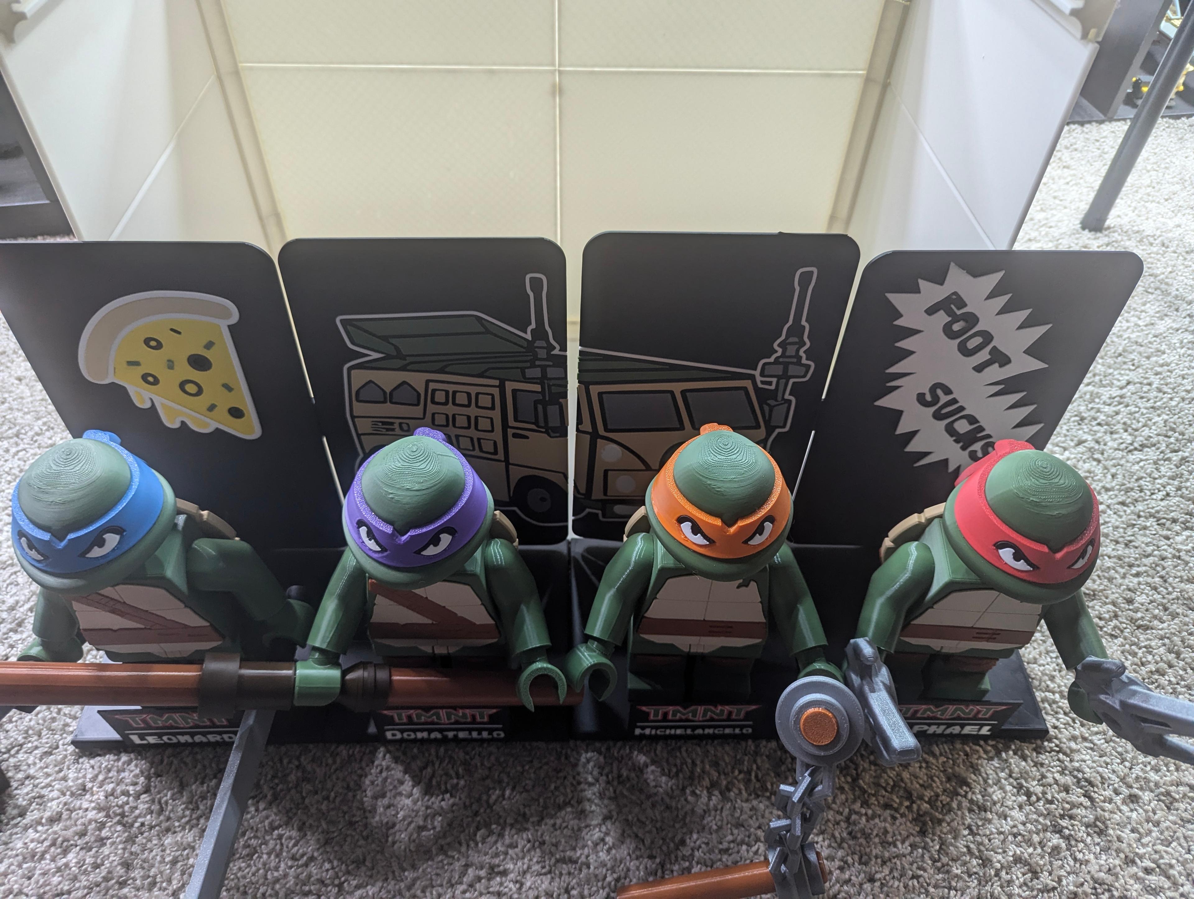 Turtle Group Van Backer Diorama 3d model