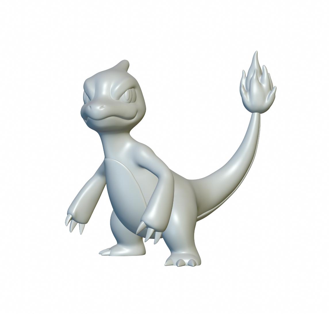 Pokemon Charmeleon #5 - Optimized for 3D Printing 3d model