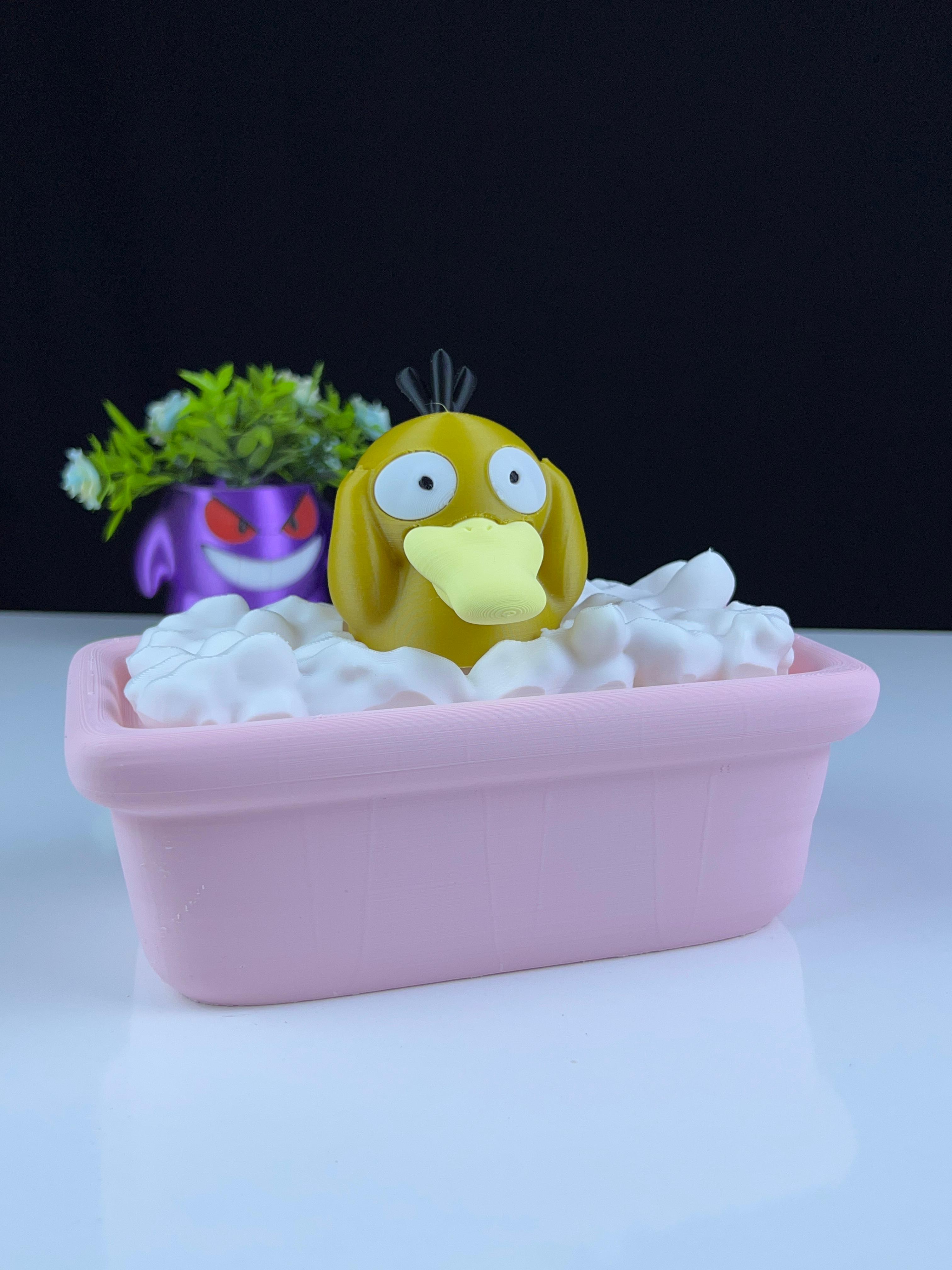 psyduck in bath  3d model