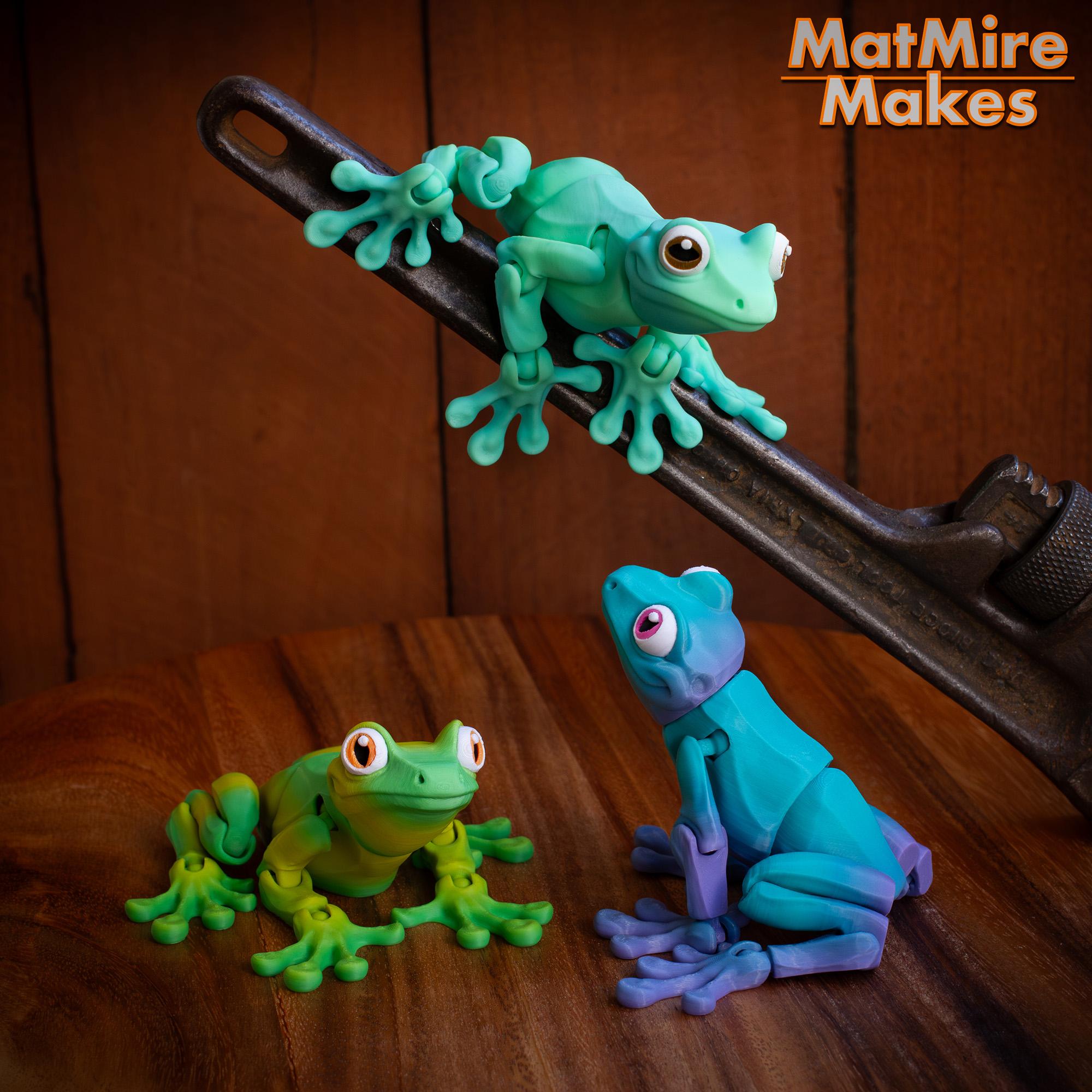 Tree Frog - Articulated Figure 3d model