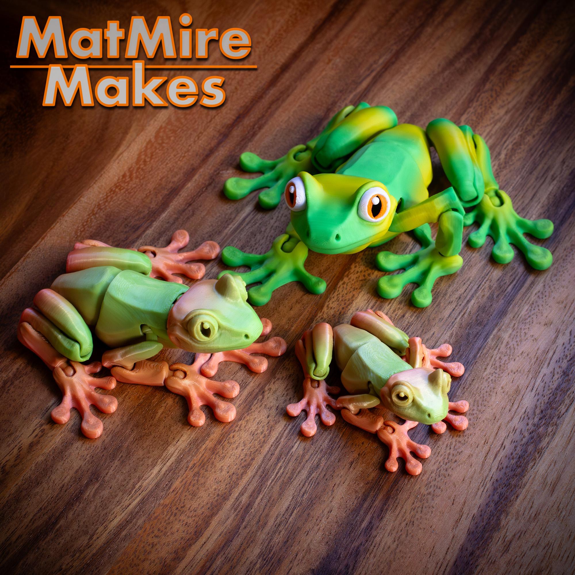 Tree Frog - Articulated Figure 3d model