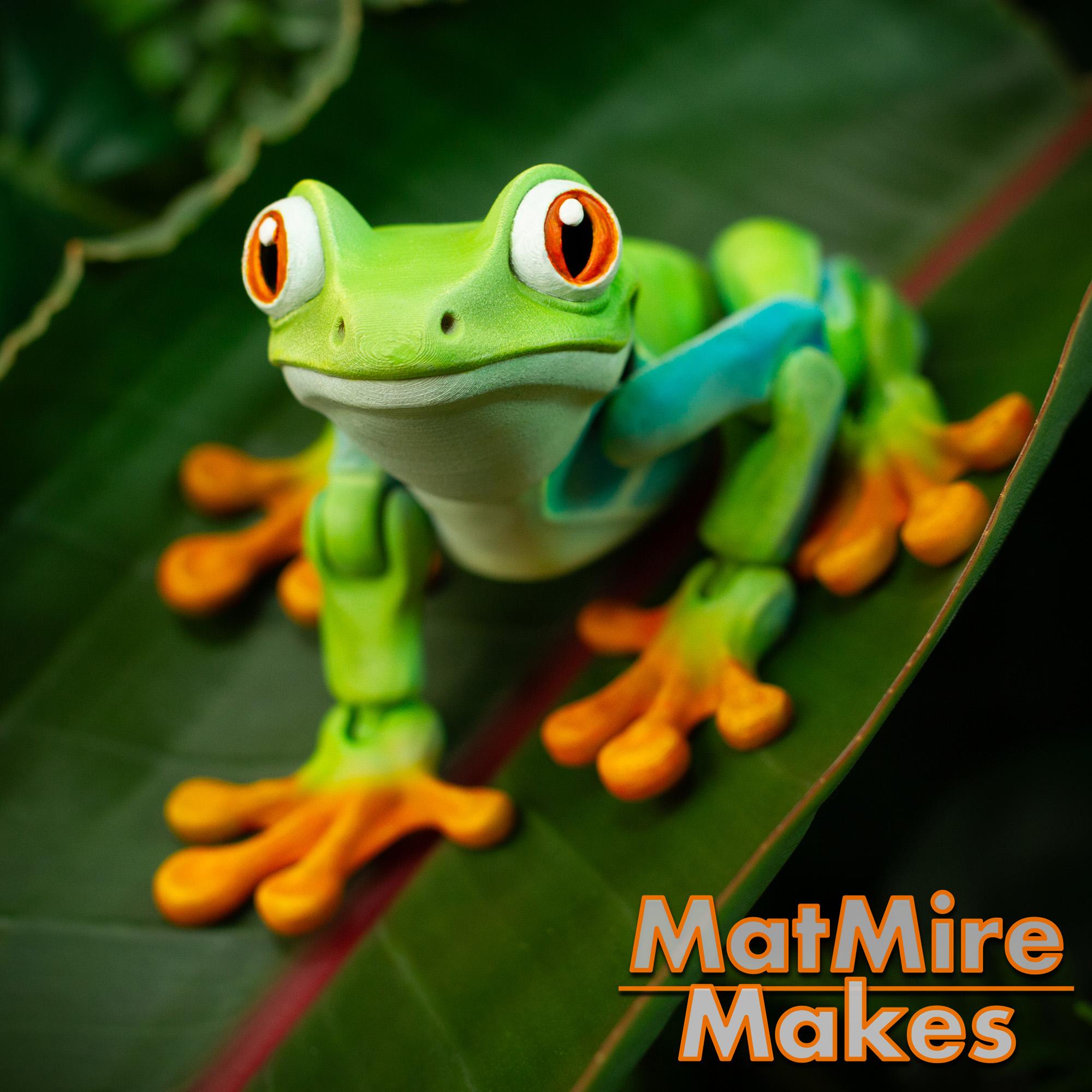 Tree Frog - Articulated Figure 3d model