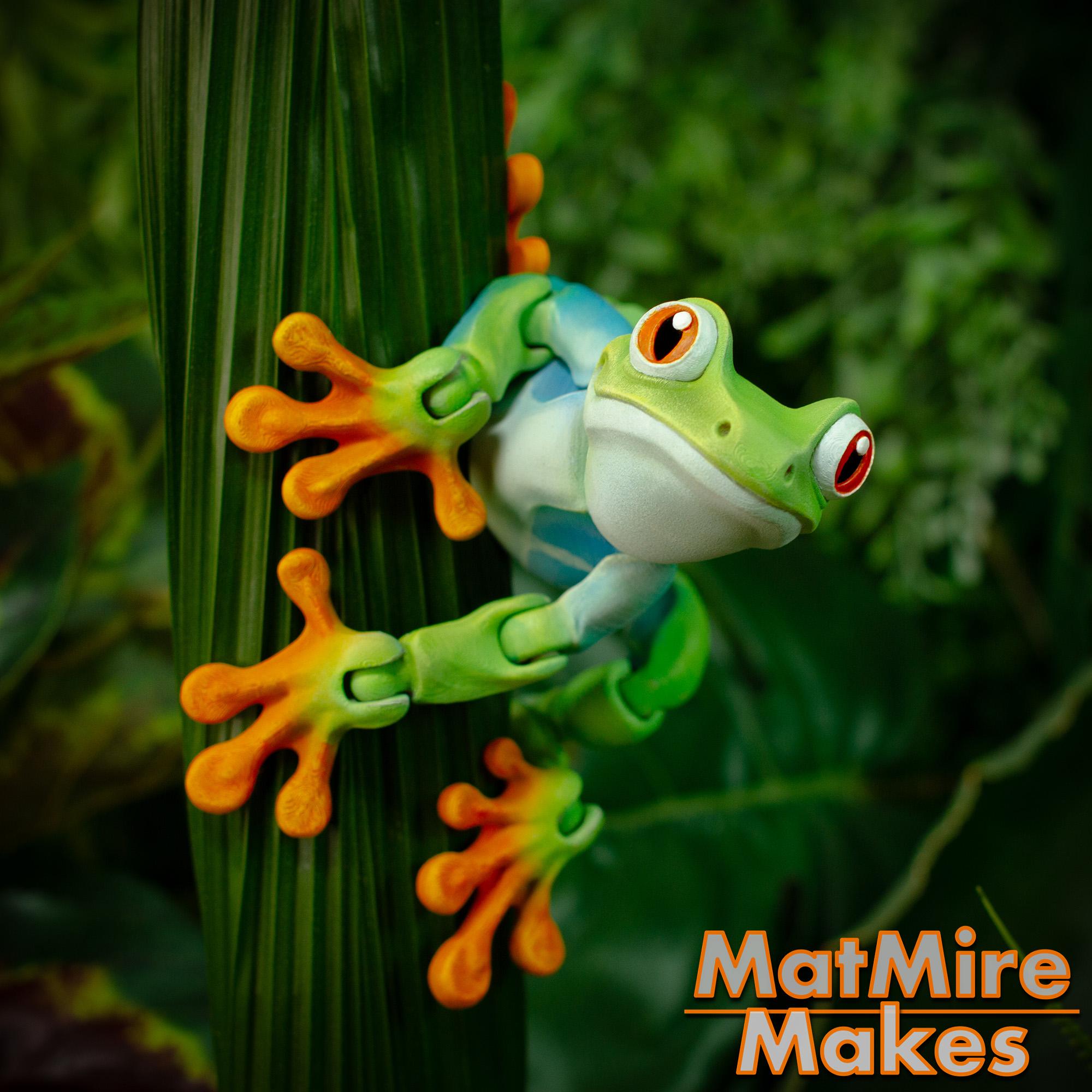 Tree Frog - Articulated Figure 3d model