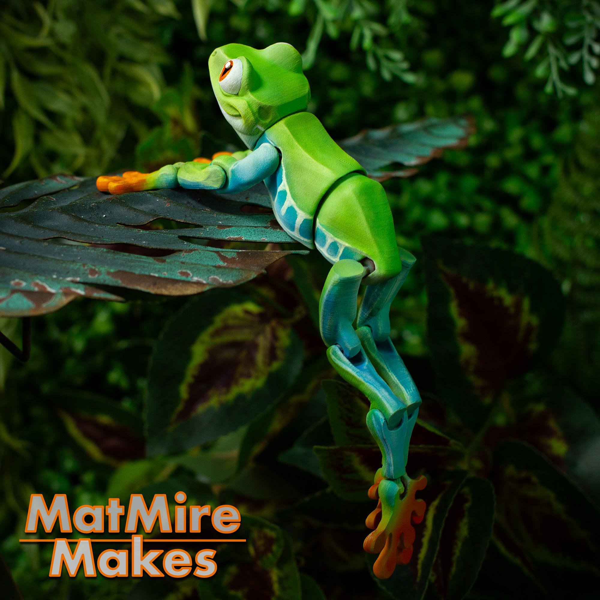 Tree Frog - Articulated Figure 3d model