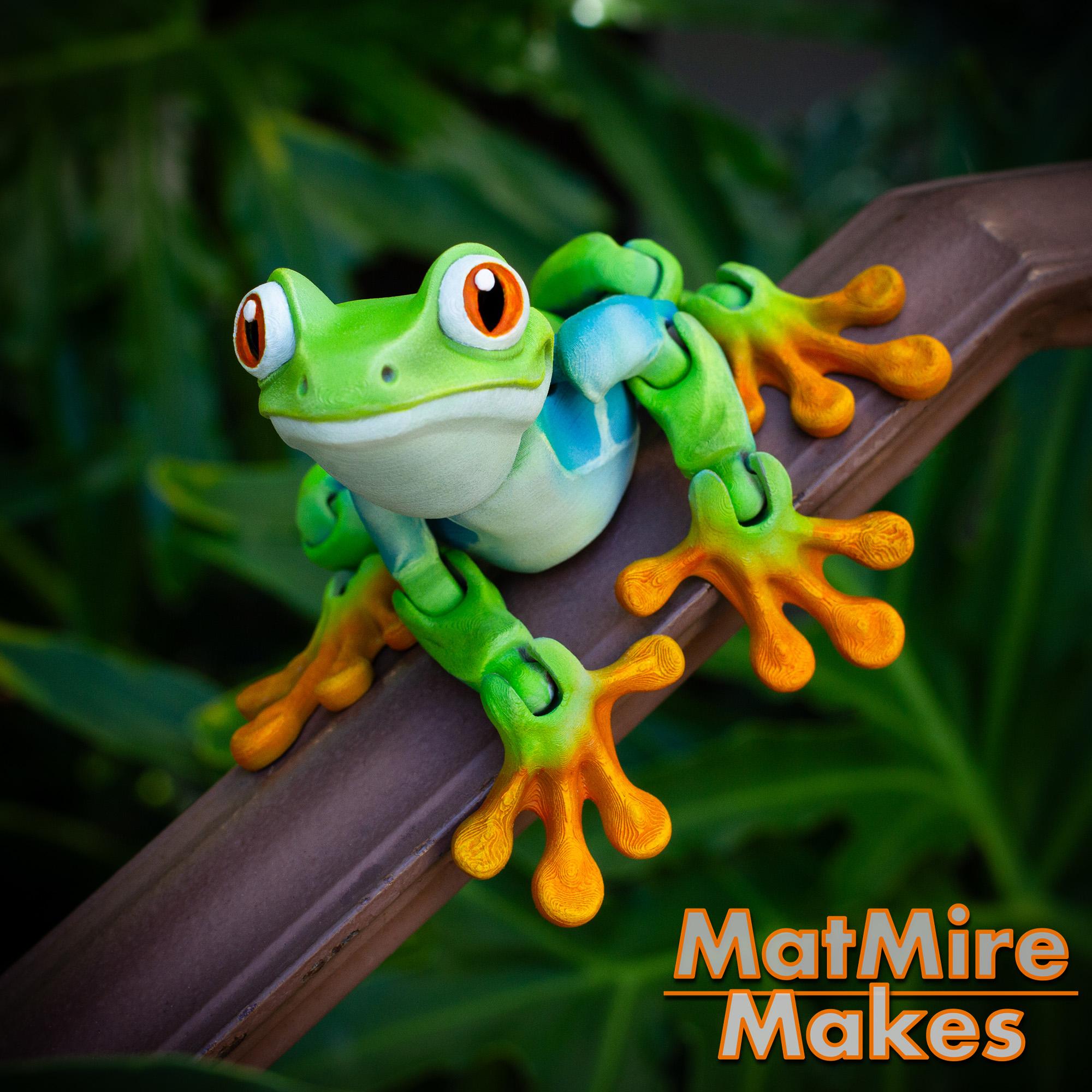 Tree Frog - Articulated Figure 3d model