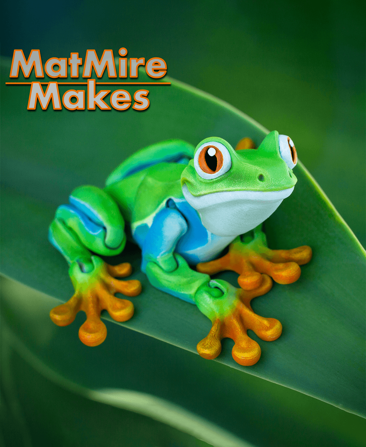 Tree Frog - Articulated Figure 3d model