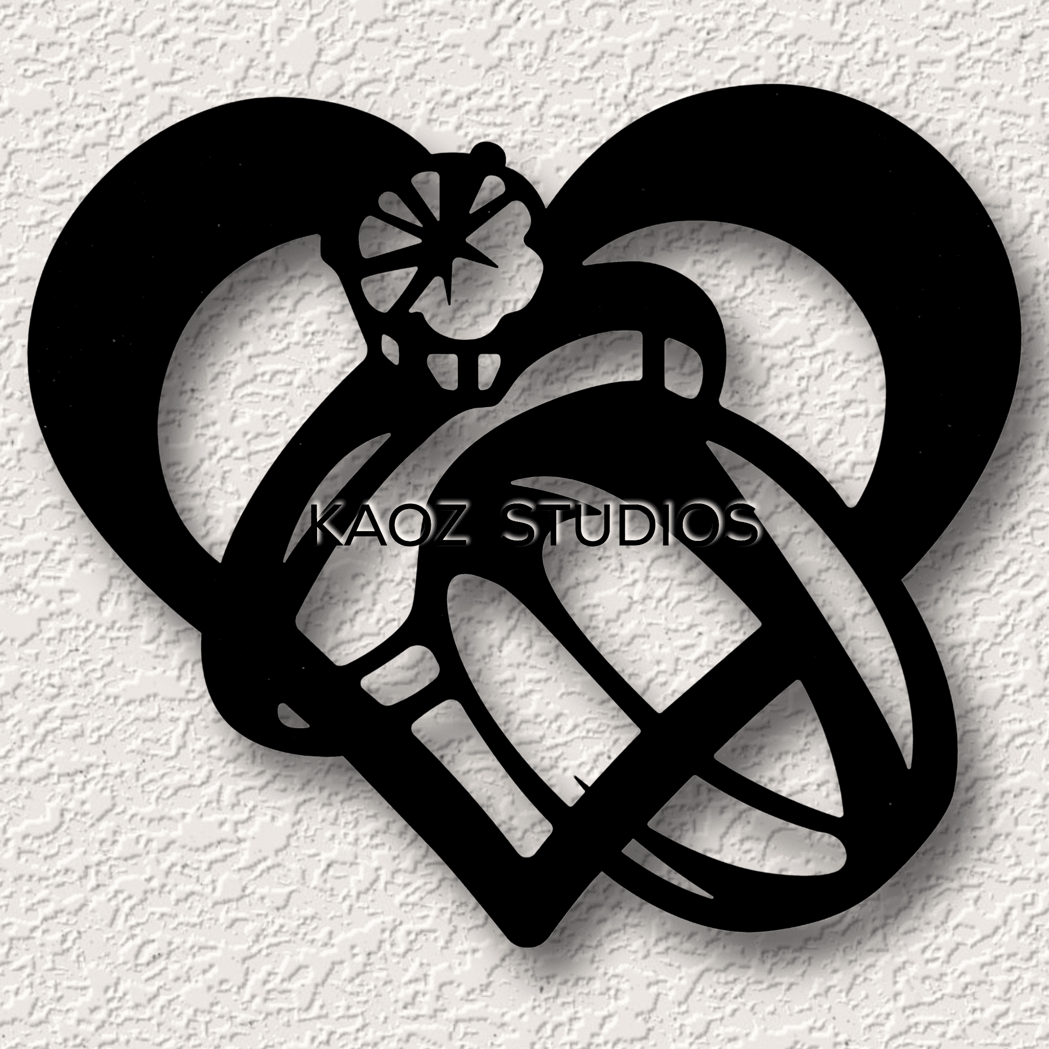 valentines day wall art wedding wall decor engagement heart decoration rings 3d model