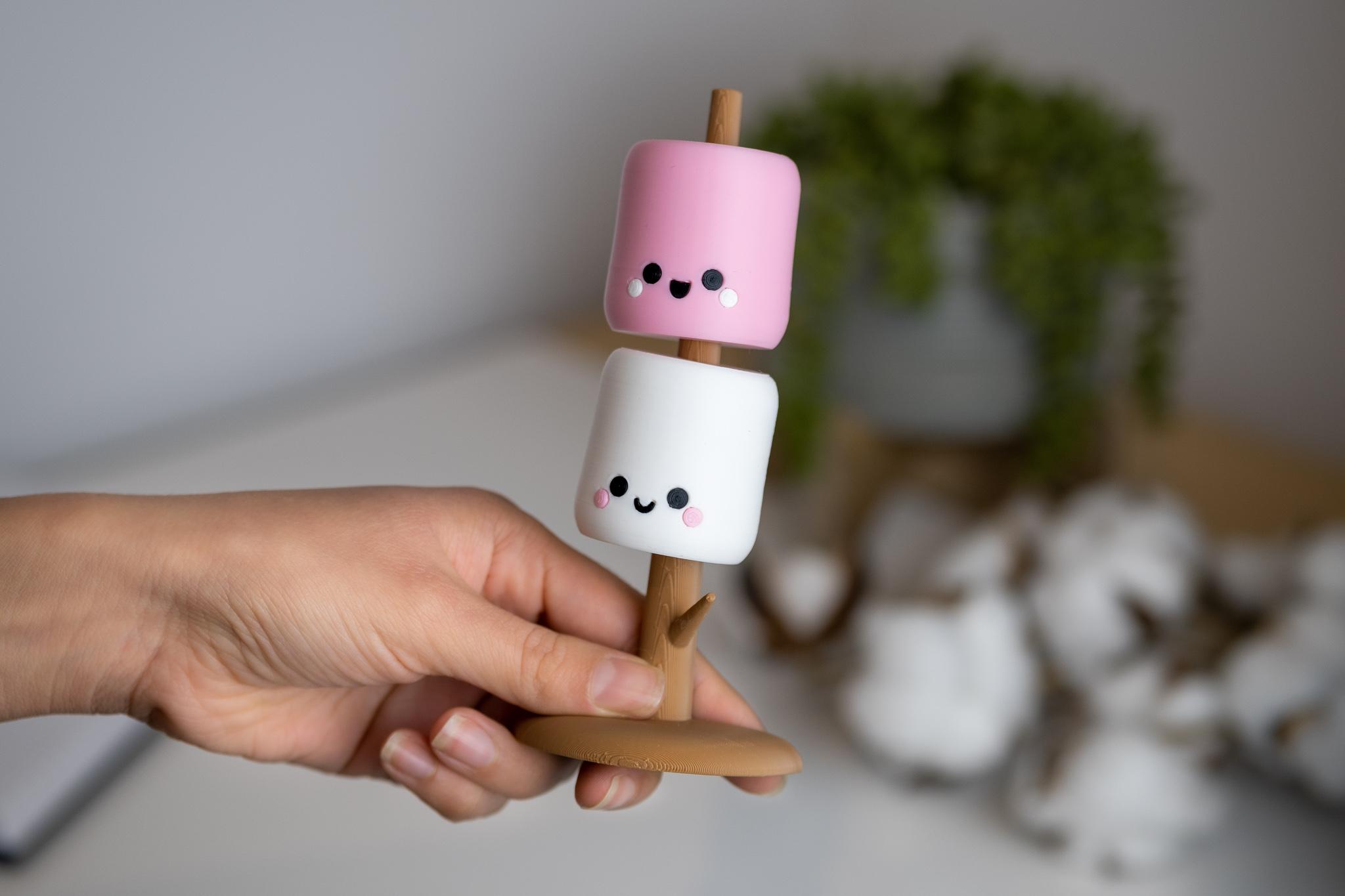 Kawaii Marshmallows - Holoprops 3d model