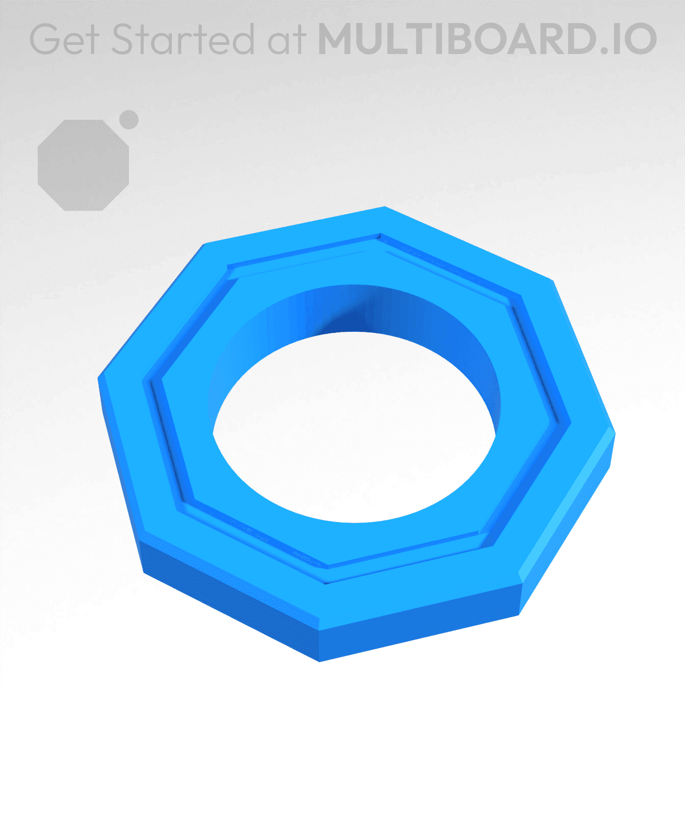 4 mm Medium Washer 3d model