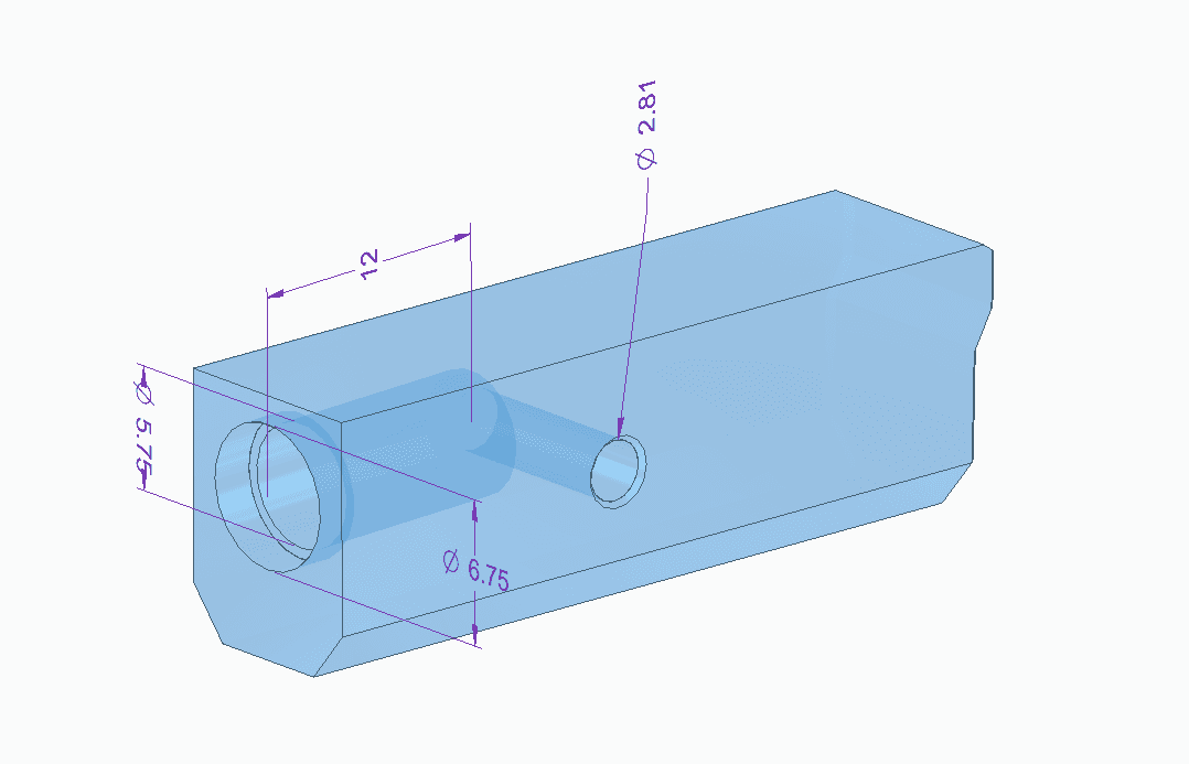 Nerf Gecko Mag Release Slide - BallPoint Fix 3d model