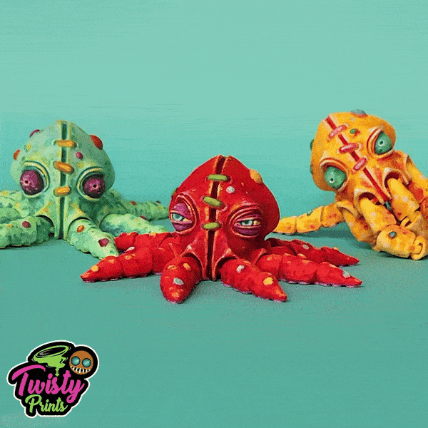 Stuffed Octopus 3d model