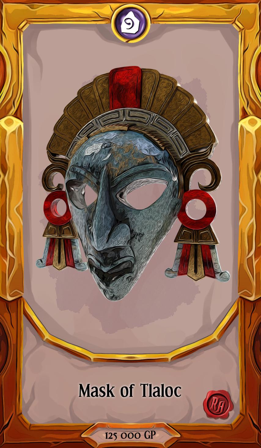 Mask of Tlaloc 3d model