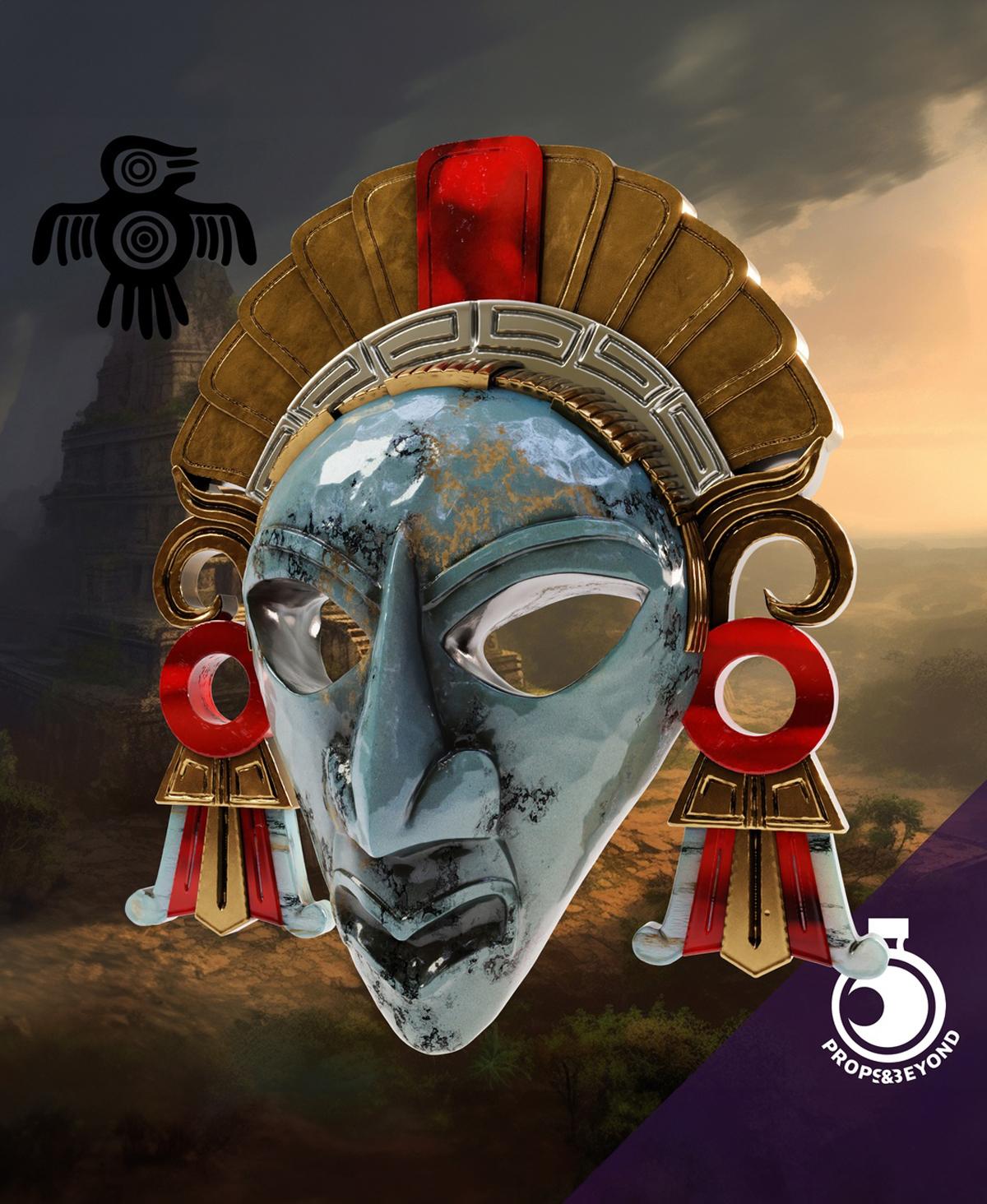 Mask of Tlaloc 3d model