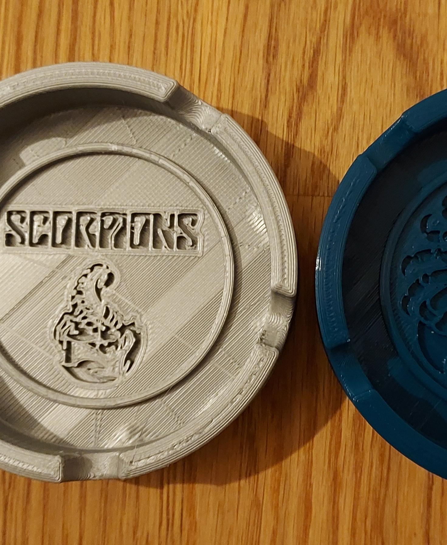 Ashtray Scorpions/Cancer 3d model