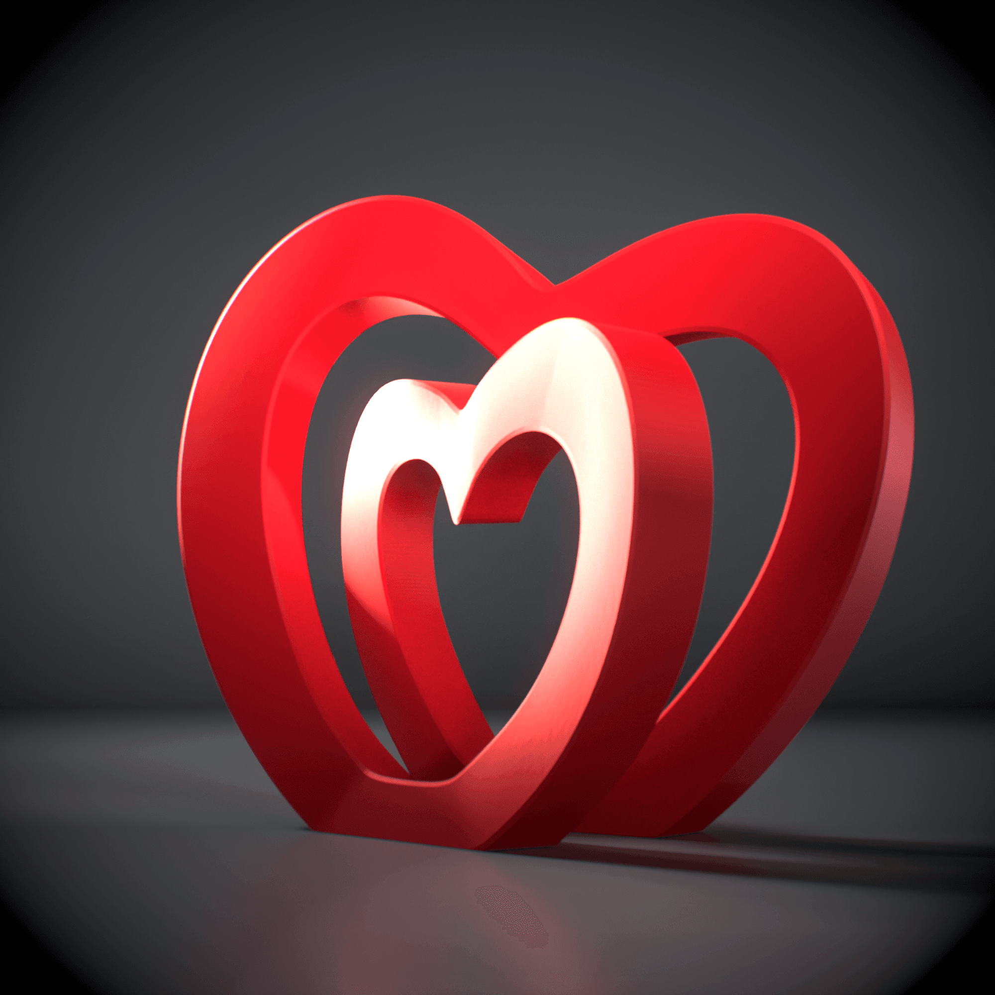 INFINITE LOVE  - Awesome heart deco for your home by TinyMakers3D 3d model