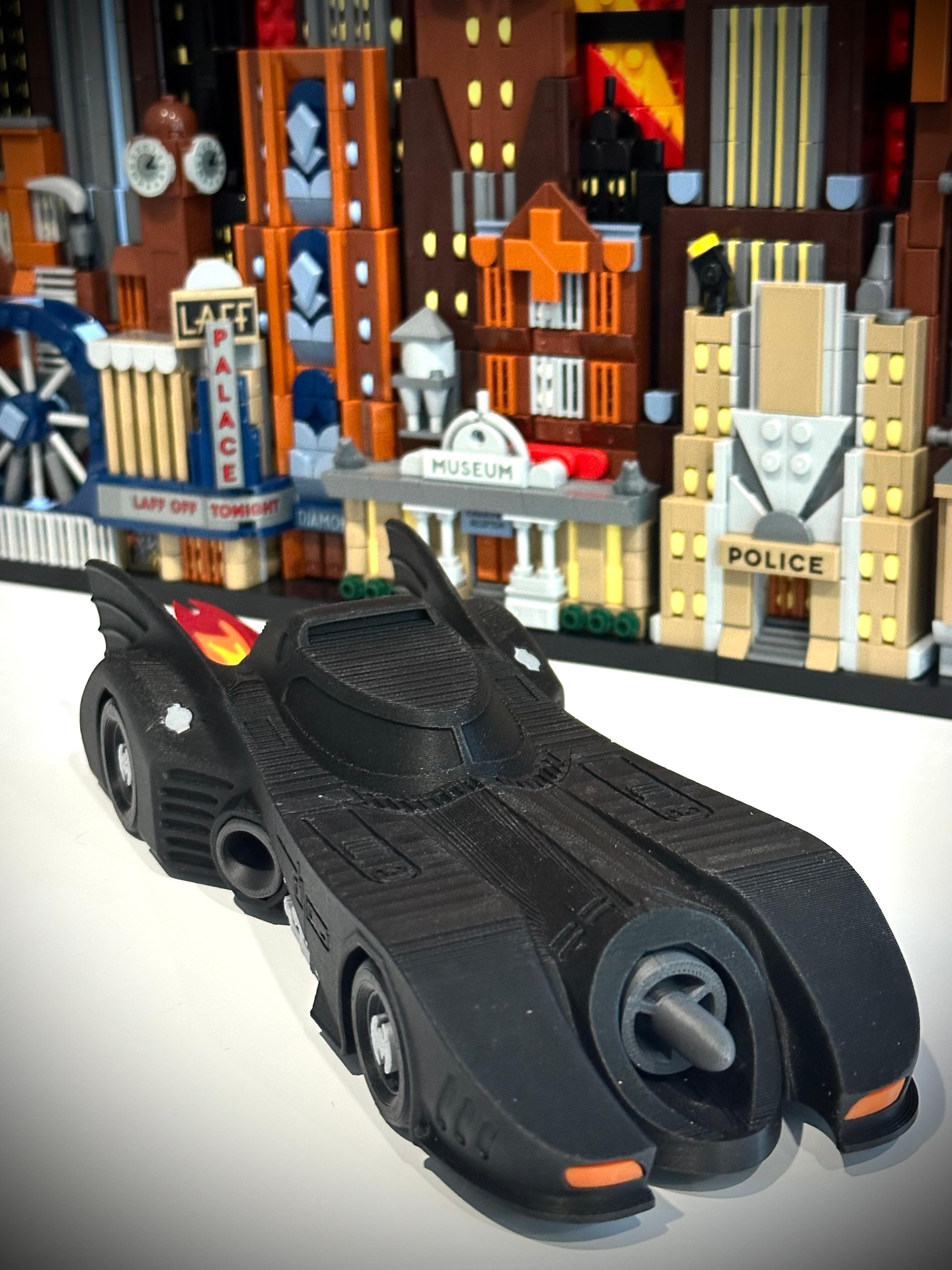 1989 Batmobile Kit (No Support, No AMS, No Glue) - BAM!!  POW!!  Protecting the citizens of Gotham City - 3d model