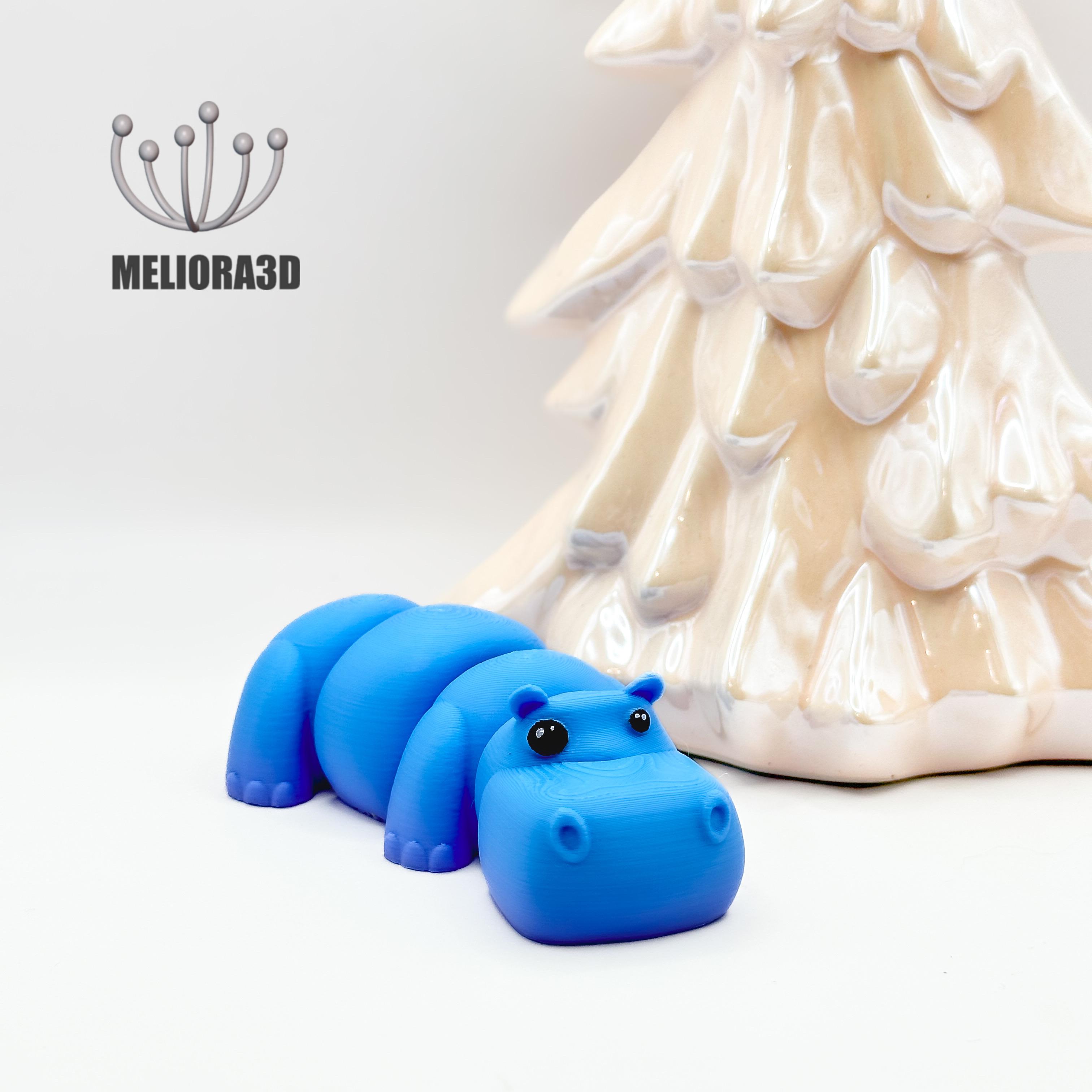 M3D - Flexi Baby Hippo 3d model