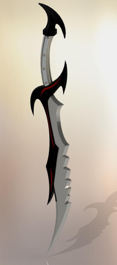 Daedric Sword 3d model