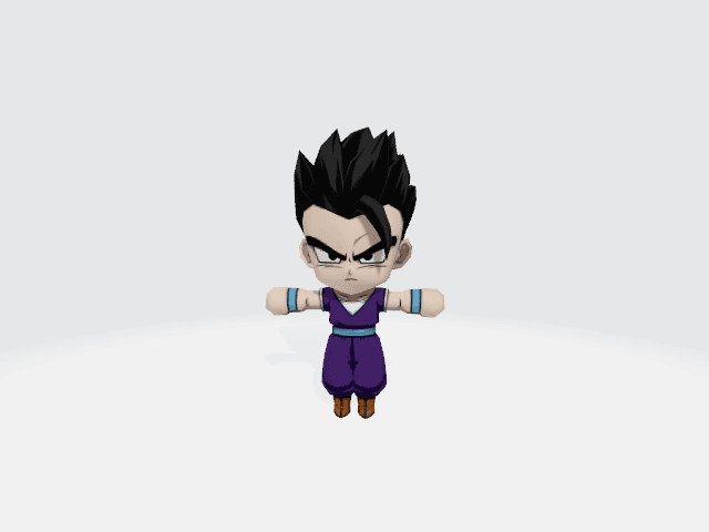 Baby Gohan Adult 3d model