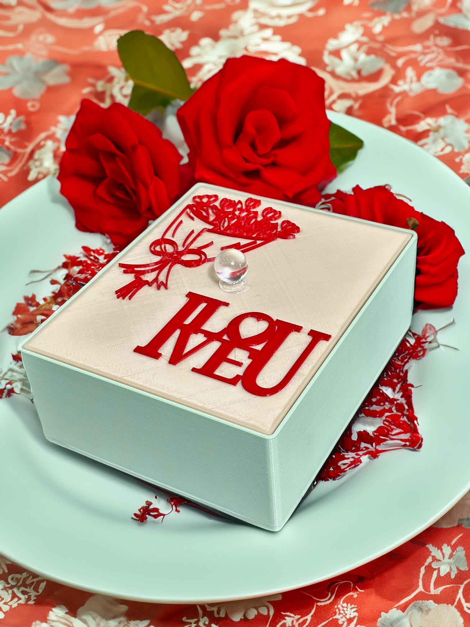 Valentines Gift Box 3d model