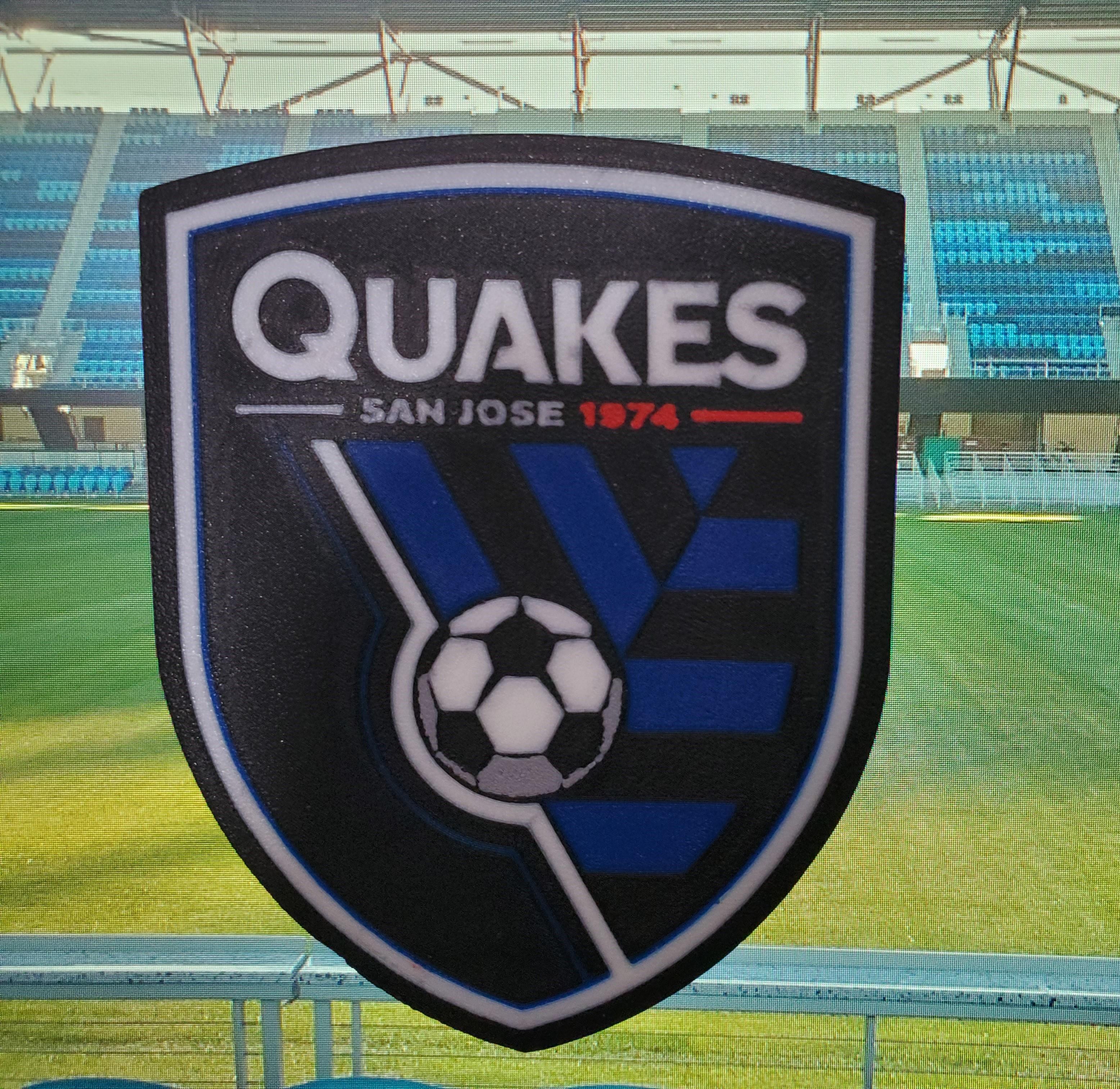 AMS / MMU San Jose Earthquakes coaster or plaque 3d model