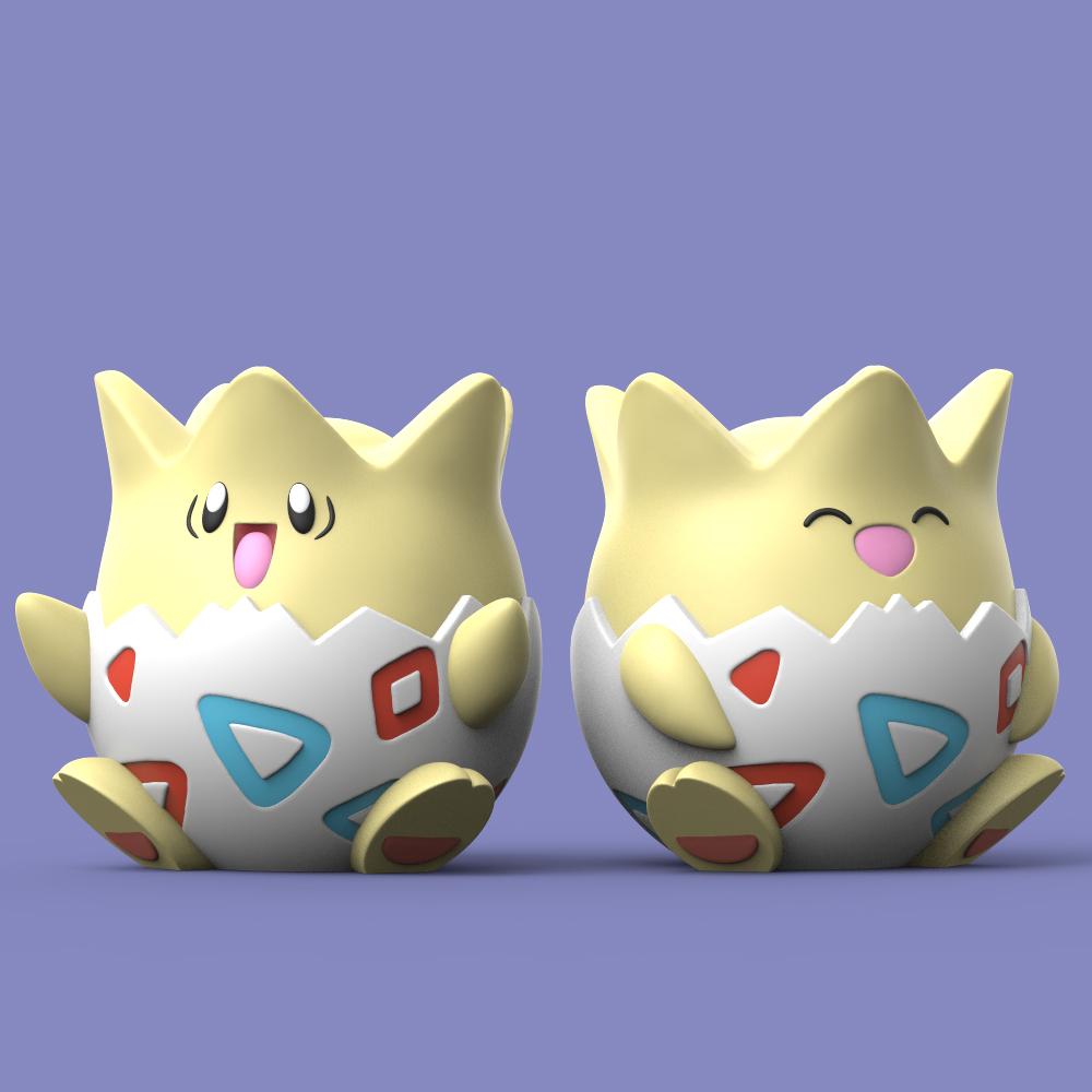 Togepi (Easy Print No Supports) 3d model