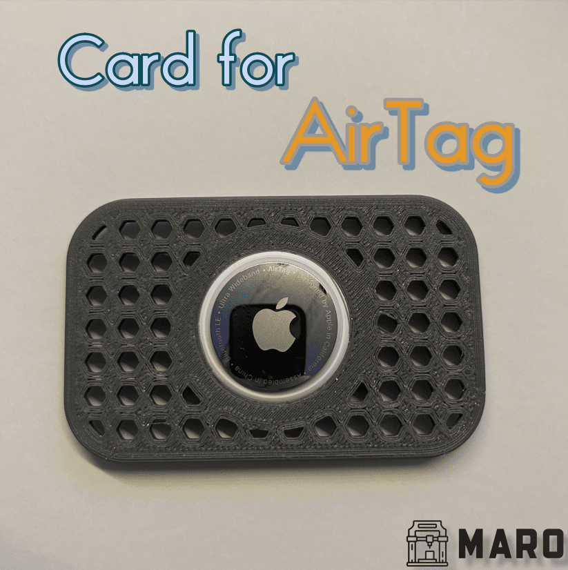 Card for AirTag 3d model