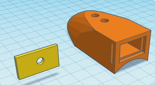 Estes AstroCam Housing 3d model