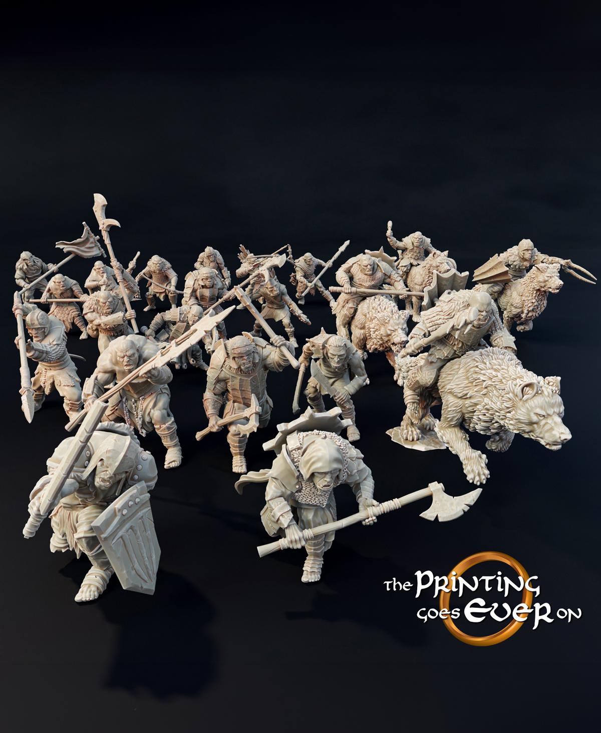 Modular Orcs Warband - Epic Bundle 3d model