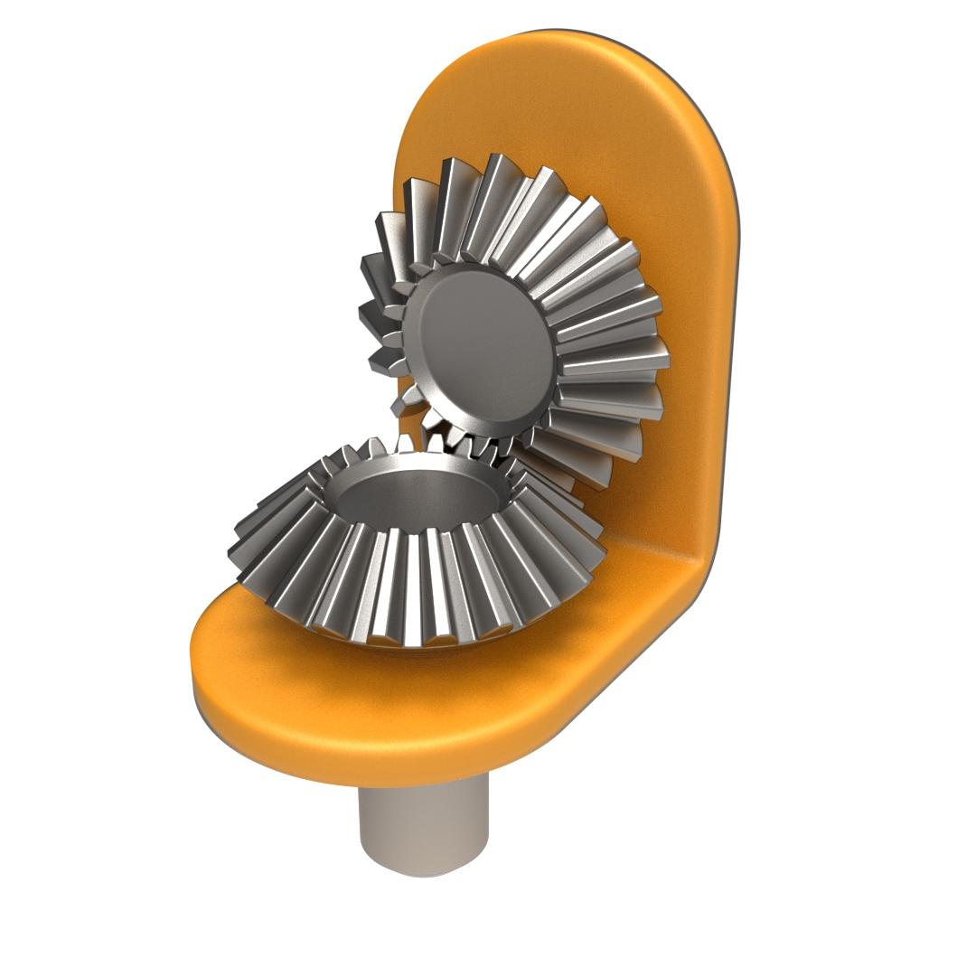 Bevel Gear R.igs 3d model