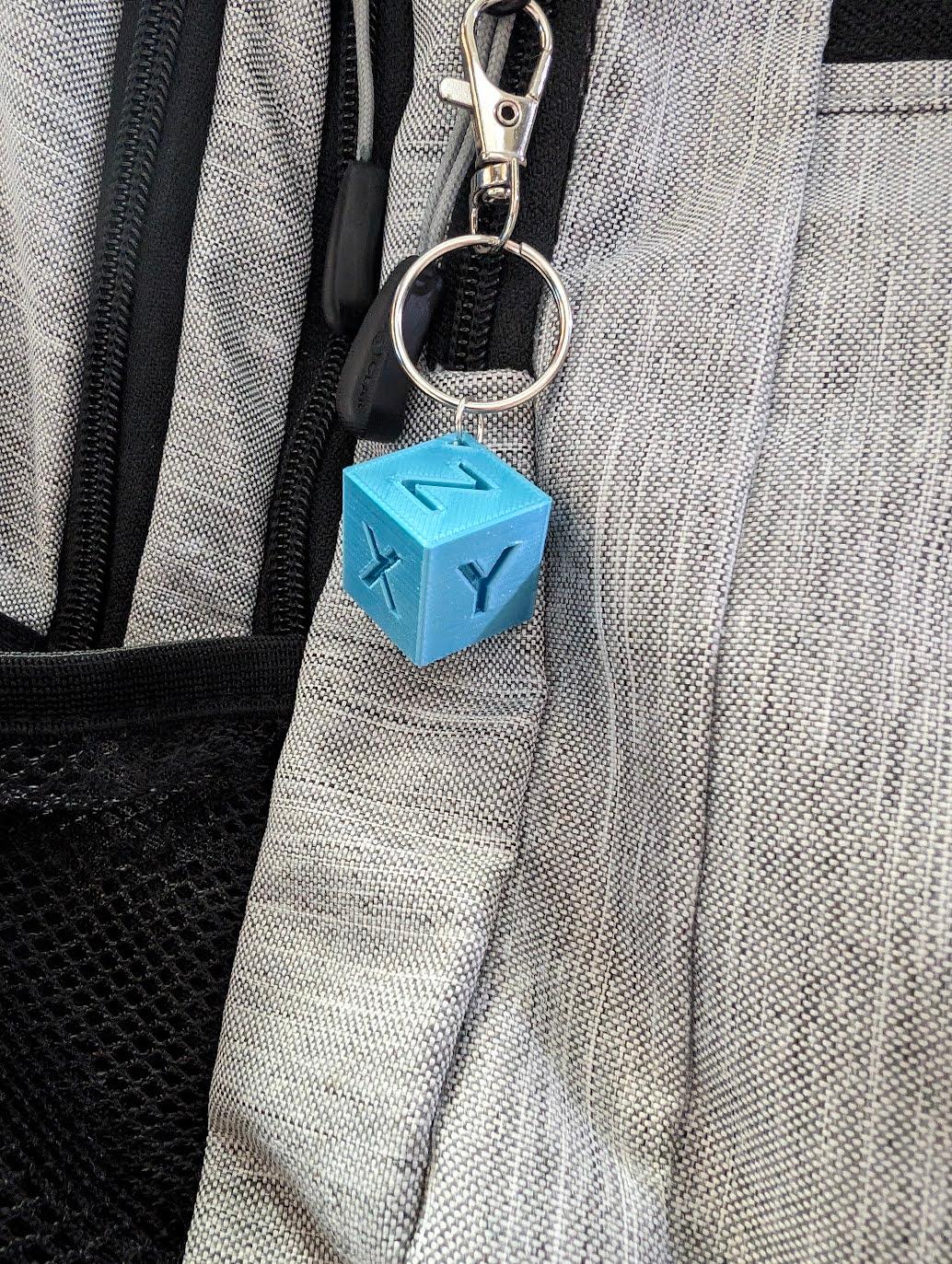 Calibration Cube Keychain v2 3d model