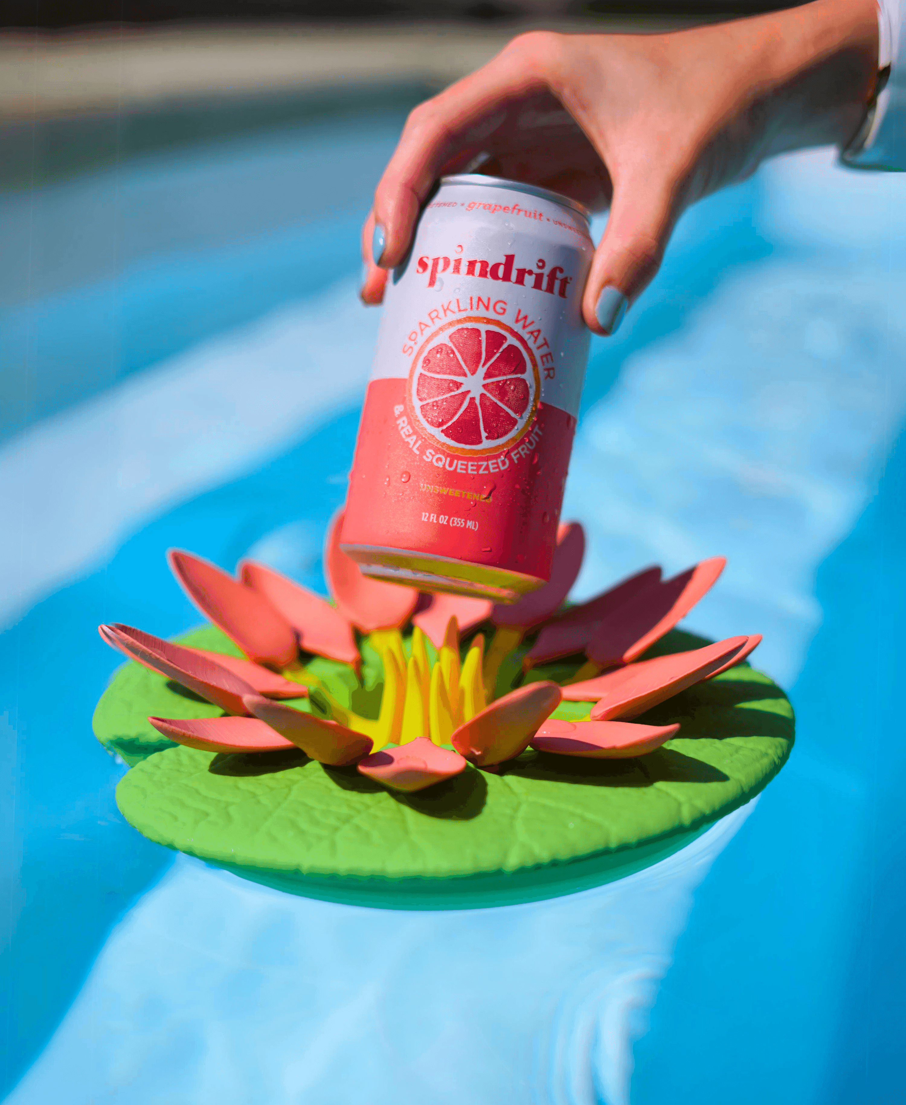 Lotus, pool cup holder. 3d model