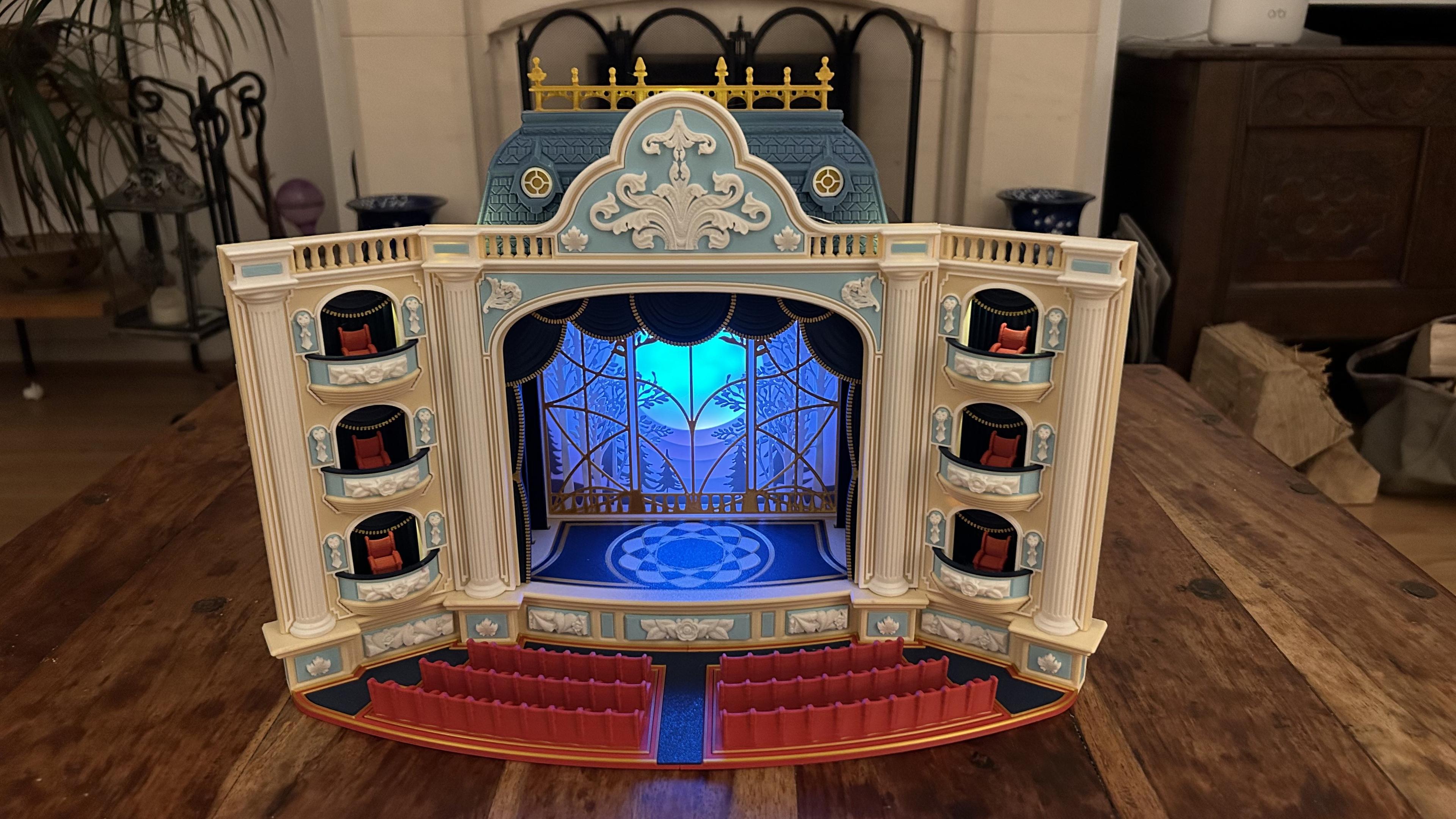 The Theatre (Light box / phone Cinema & Puppets Theatre) 3d model