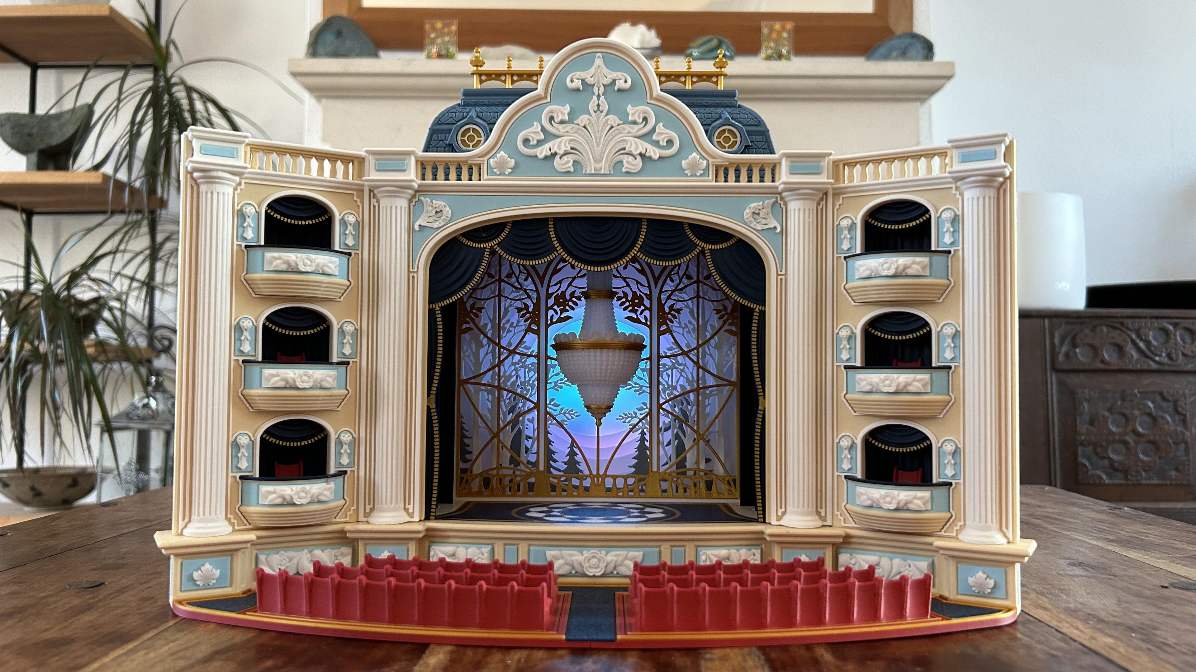 The Theatre (Light box / phone Cinema & Puppets Theatre) 3d model